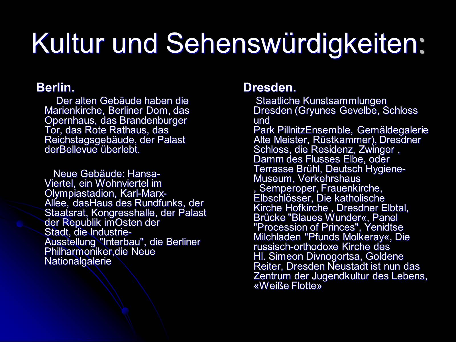 Презентація на тему «Dresden und Berlin» - Слайд #9