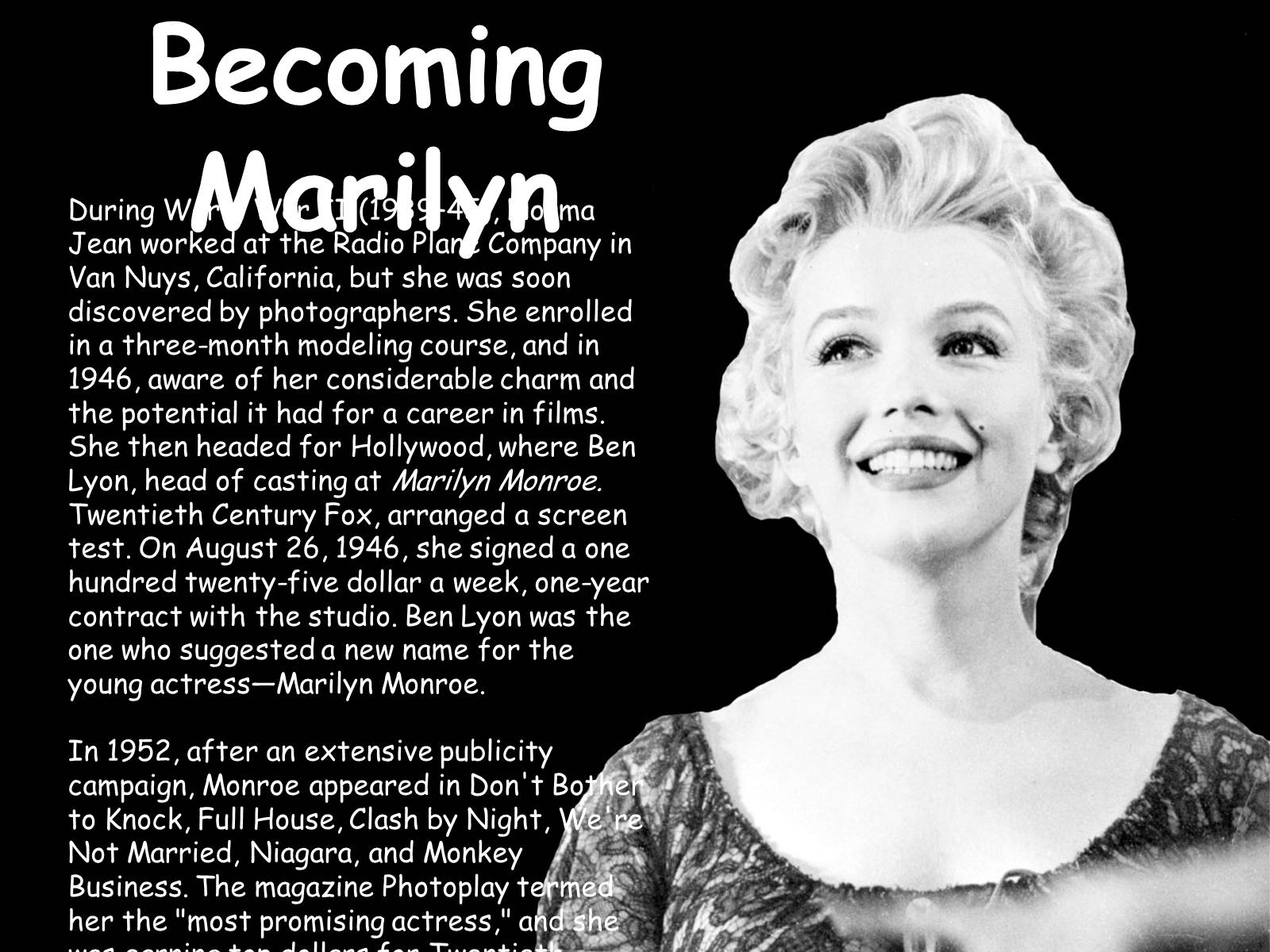 Презентація на тему «Marilyn Monroe» (варіант 3) - Слайд #5