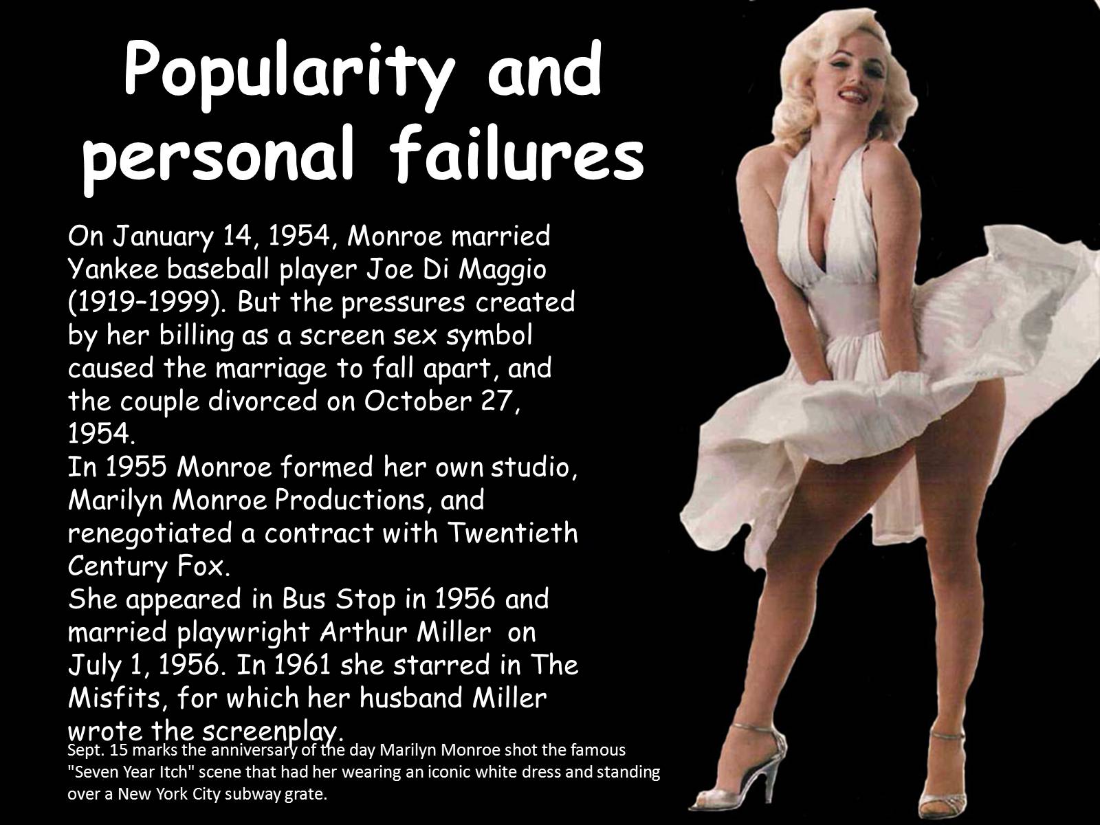 Презентація на тему «Marilyn Monroe» (варіант 3) - Слайд #6