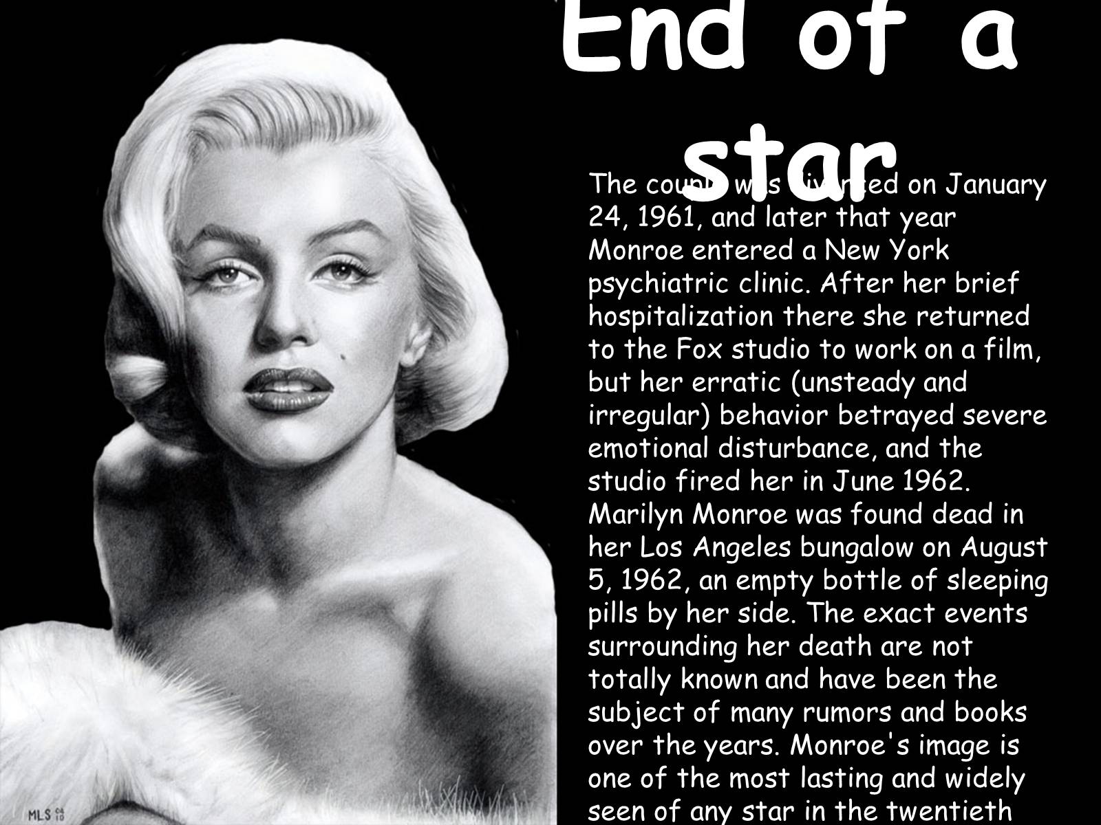 Презентація на тему «Marilyn Monroe» (варіант 3) - Слайд #7
