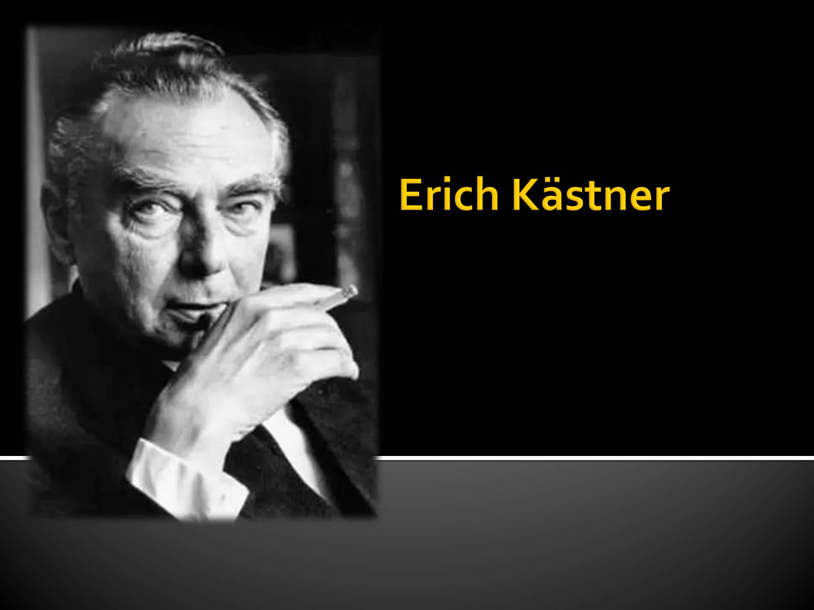 Презентація на тему «Erich Kastner» - Слайд #1