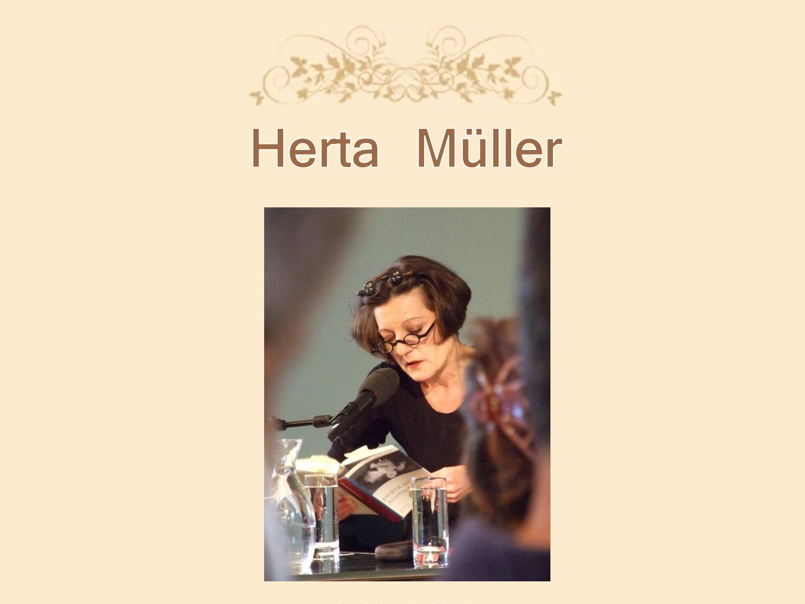 Презентація на тему «Herta Muller» - Слайд #1
