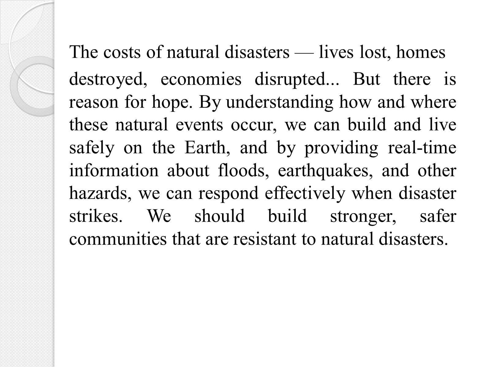 Презентація на тему «Natural disasters» (варіант 3) - Слайд #14