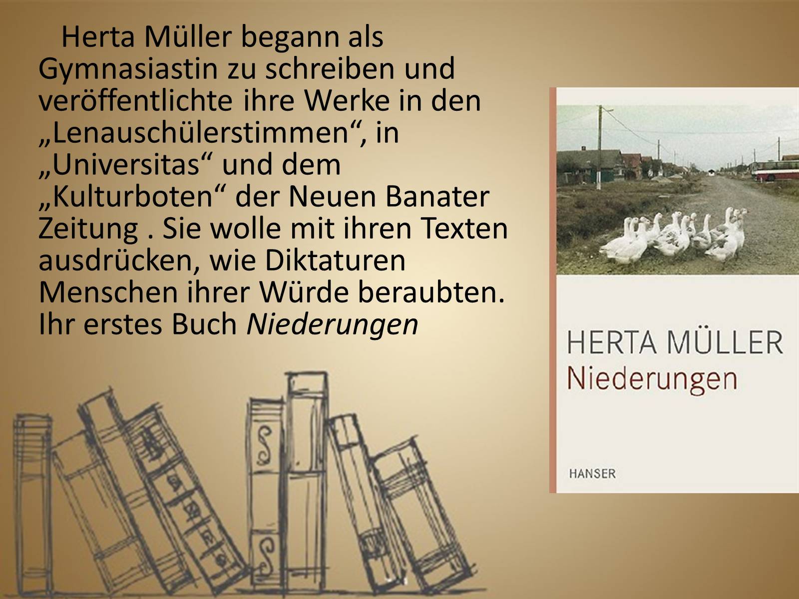Презентація на тему «Herta Muller» - Слайд #6