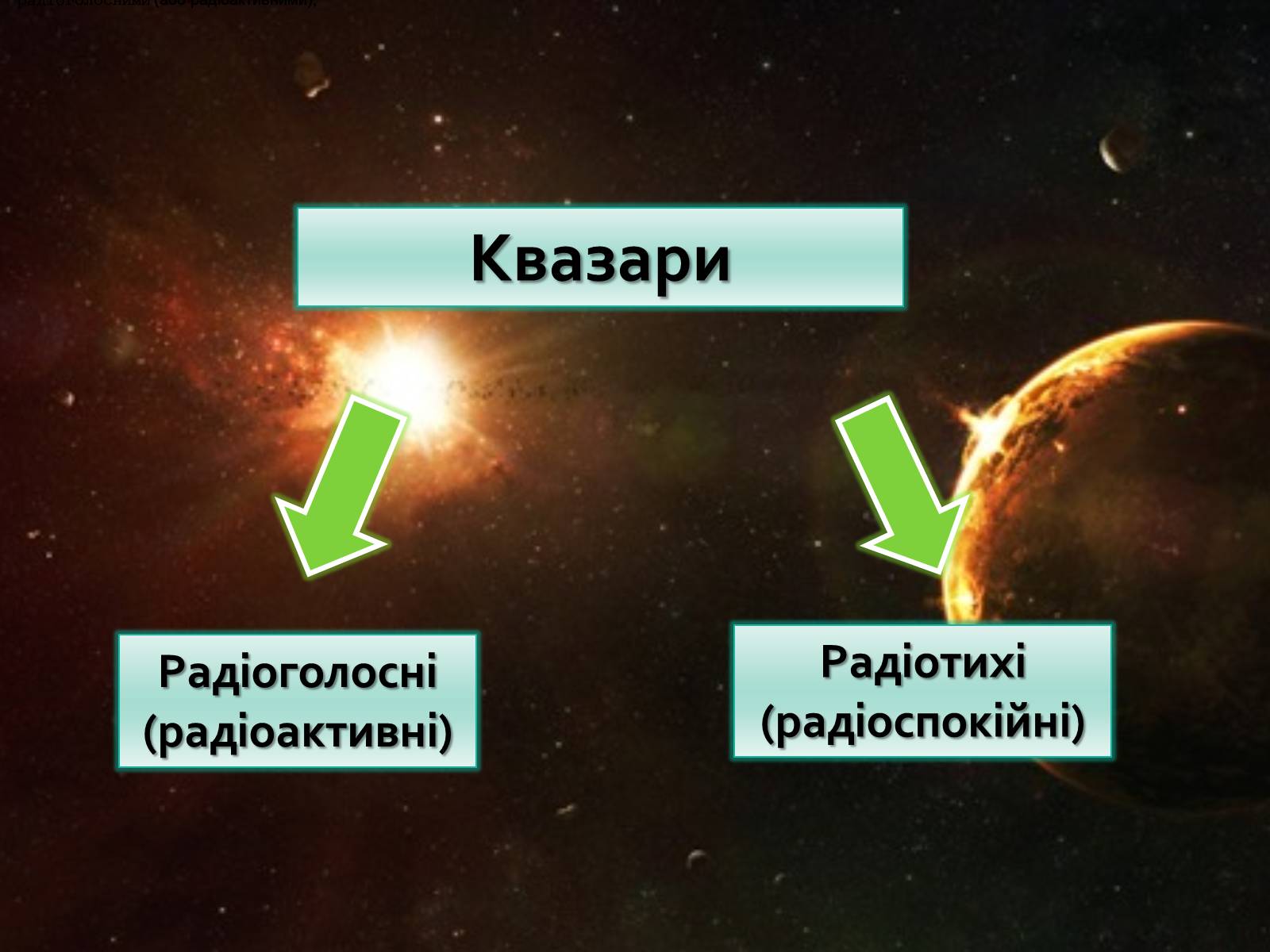 Презентація на тему «Активні галактики Квазари» - Слайд #9