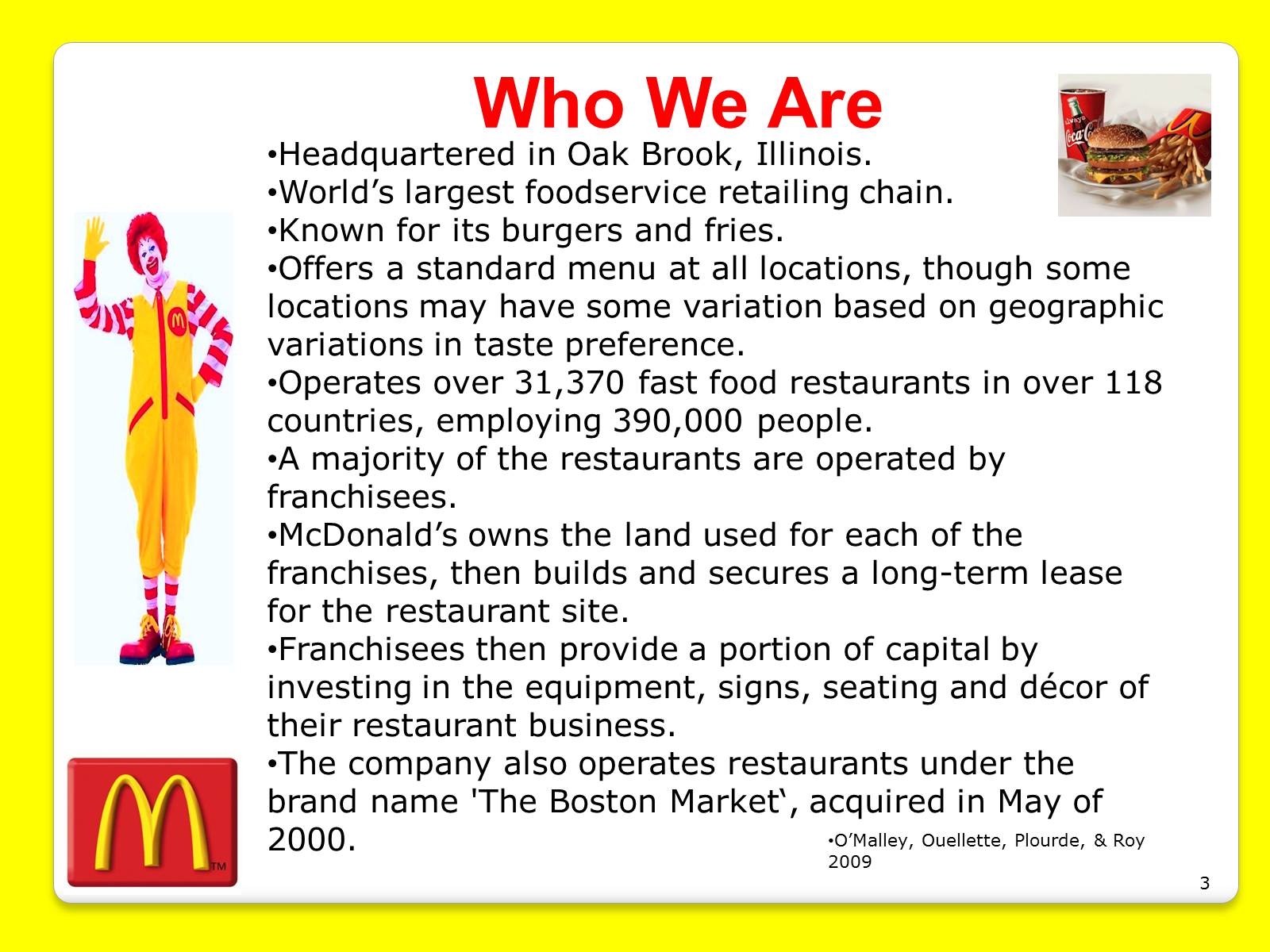 Презентація на тему «McDonald’s Corporation» - Слайд #3