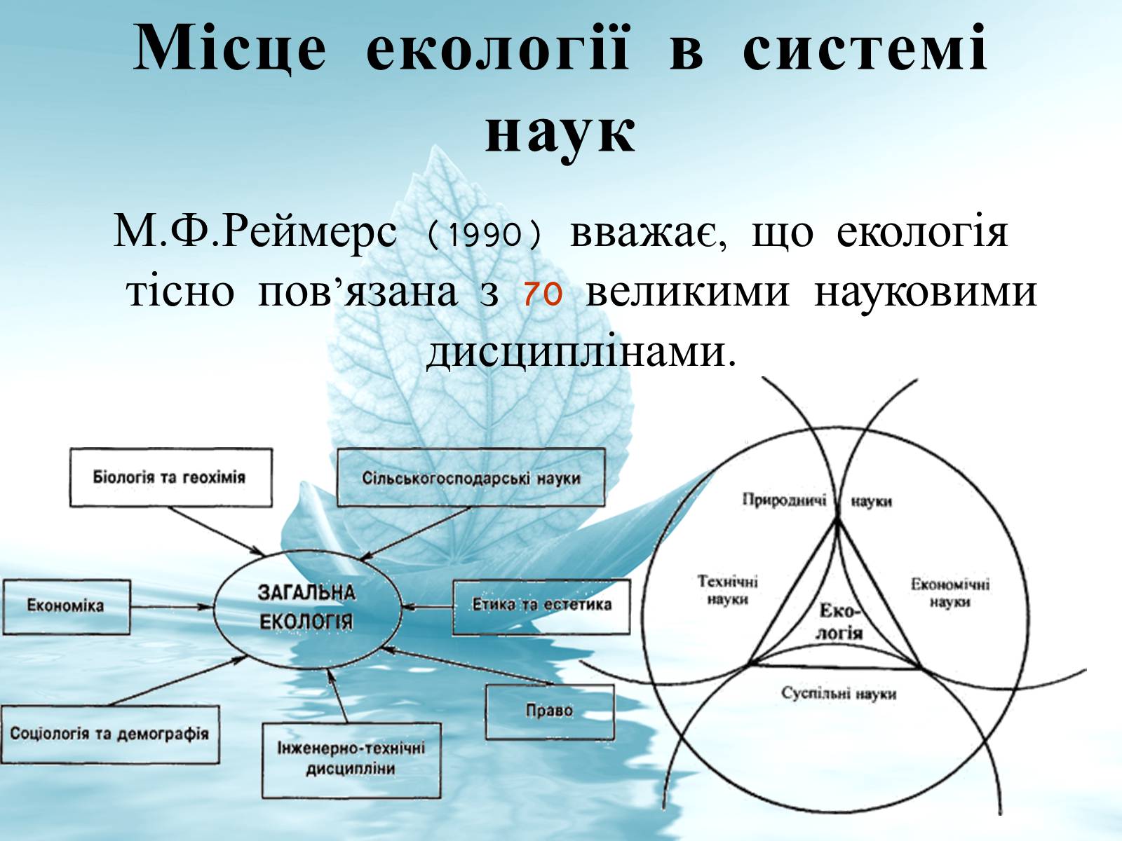 Презентація на тему «Структура сучасної екології та її місце в системі наук» (варіант 3) - Слайд #14