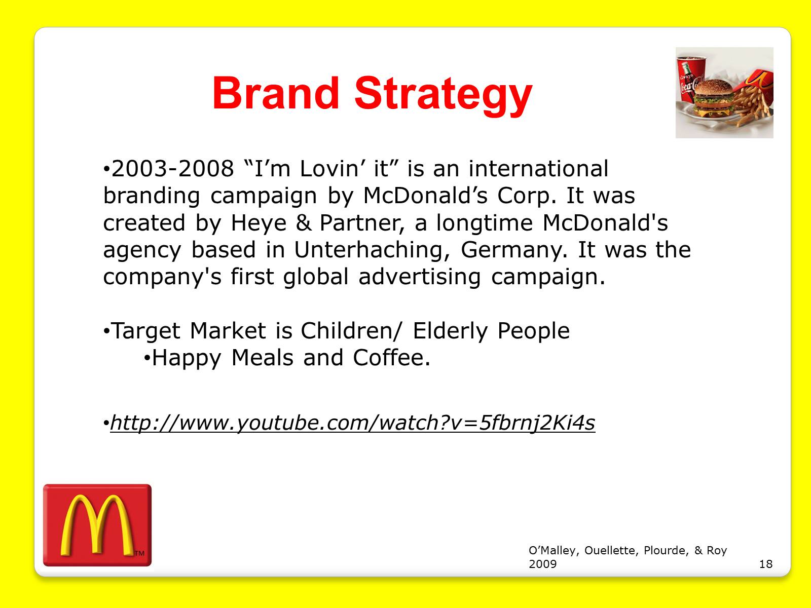 Презентація на тему «McDonald’s Corporation» - Слайд #18