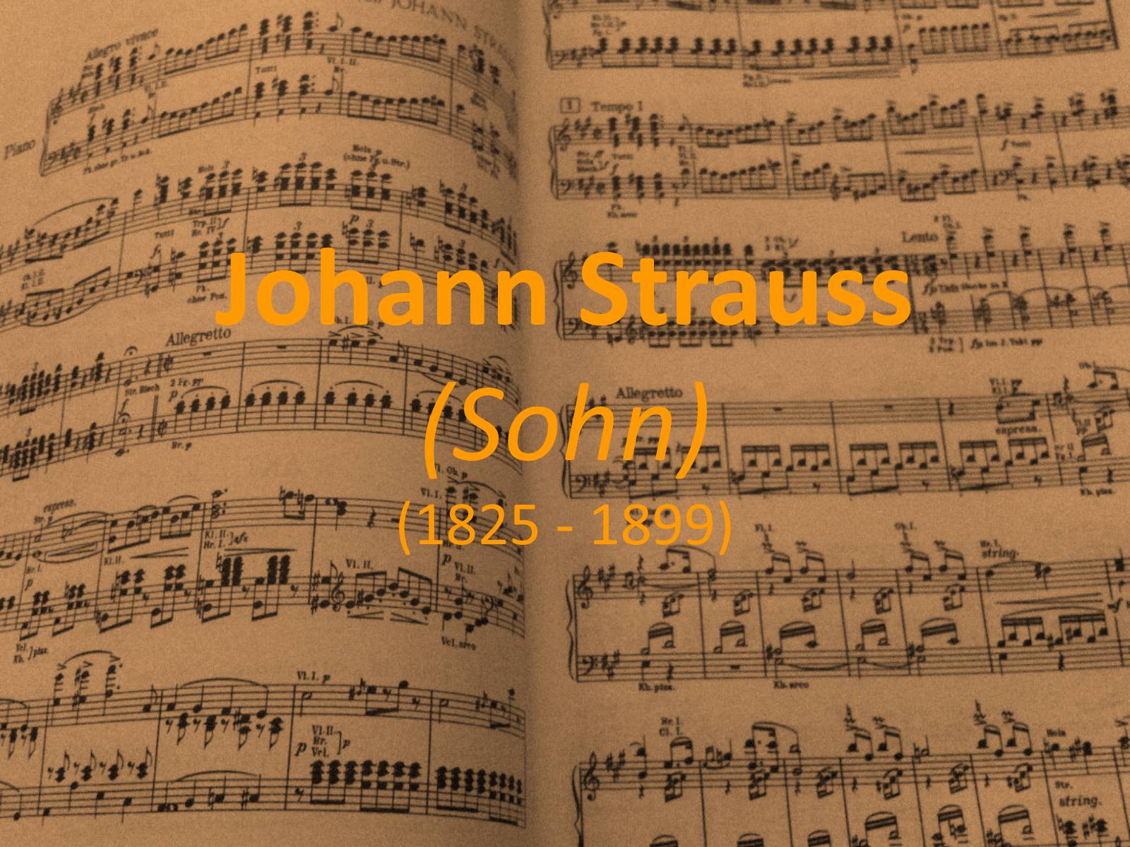 Презентація на тему «Johann Strauss» - Слайд #1