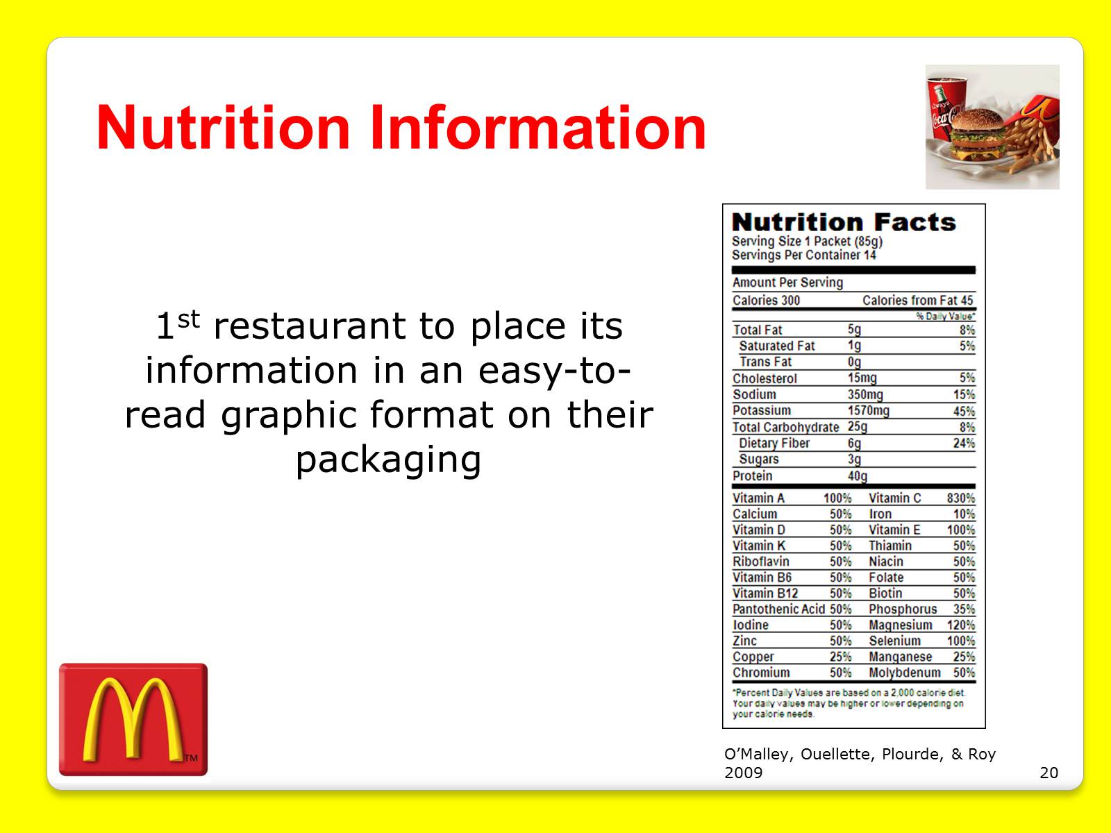 Презентація на тему «McDonald’s Corporation» - Слайд #20