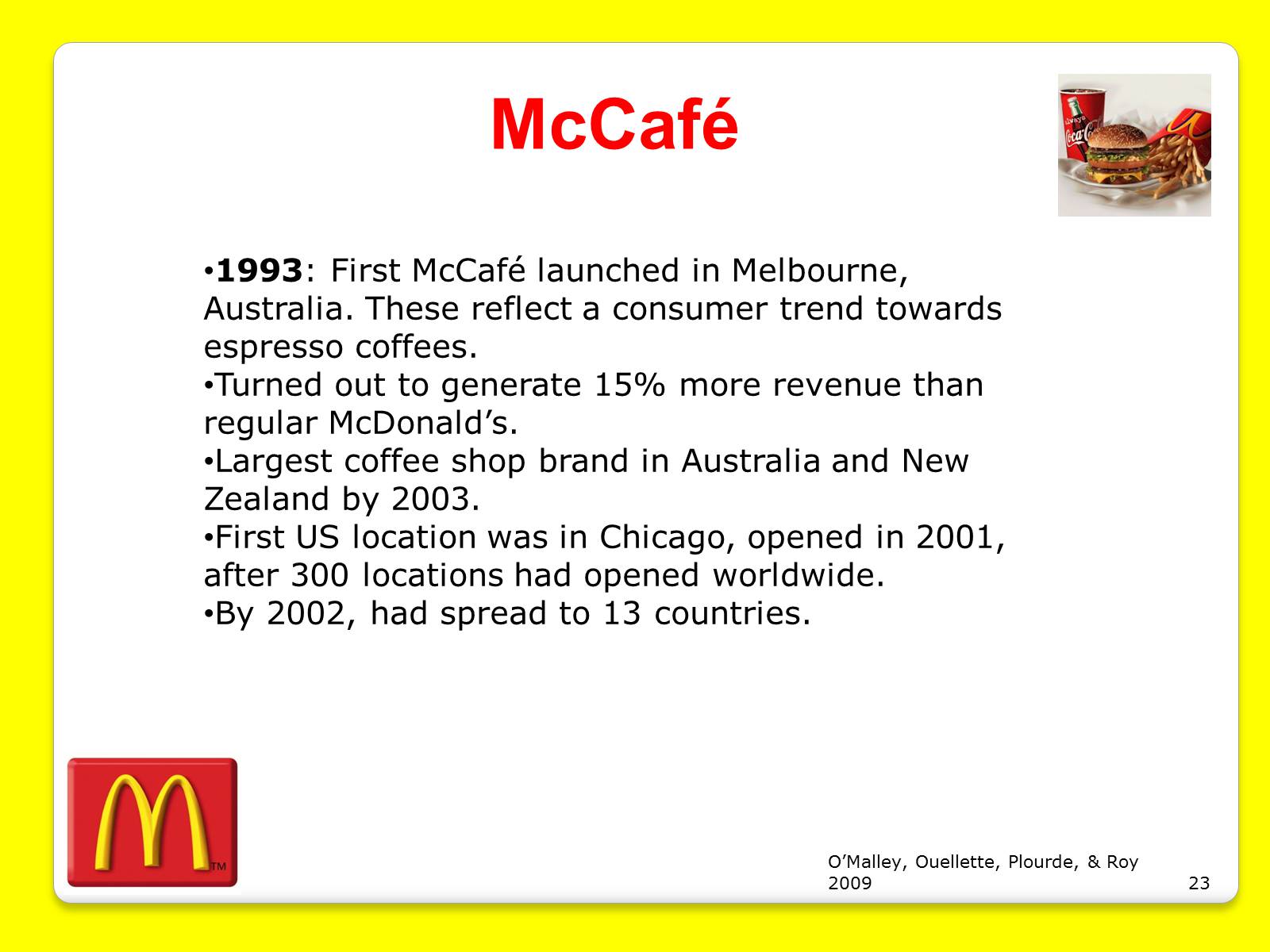Презентація на тему «McDonald’s Corporation» - Слайд #23