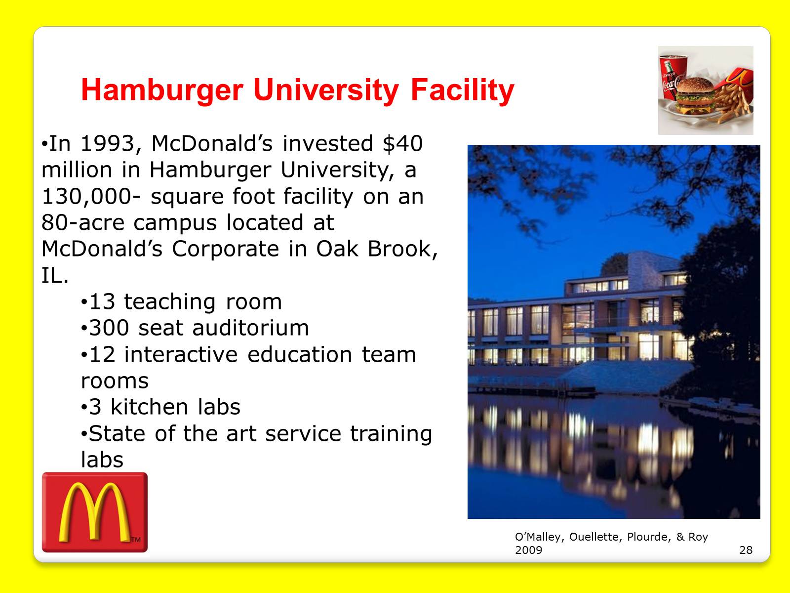 Презентація на тему «McDonald’s Corporation» - Слайд #28