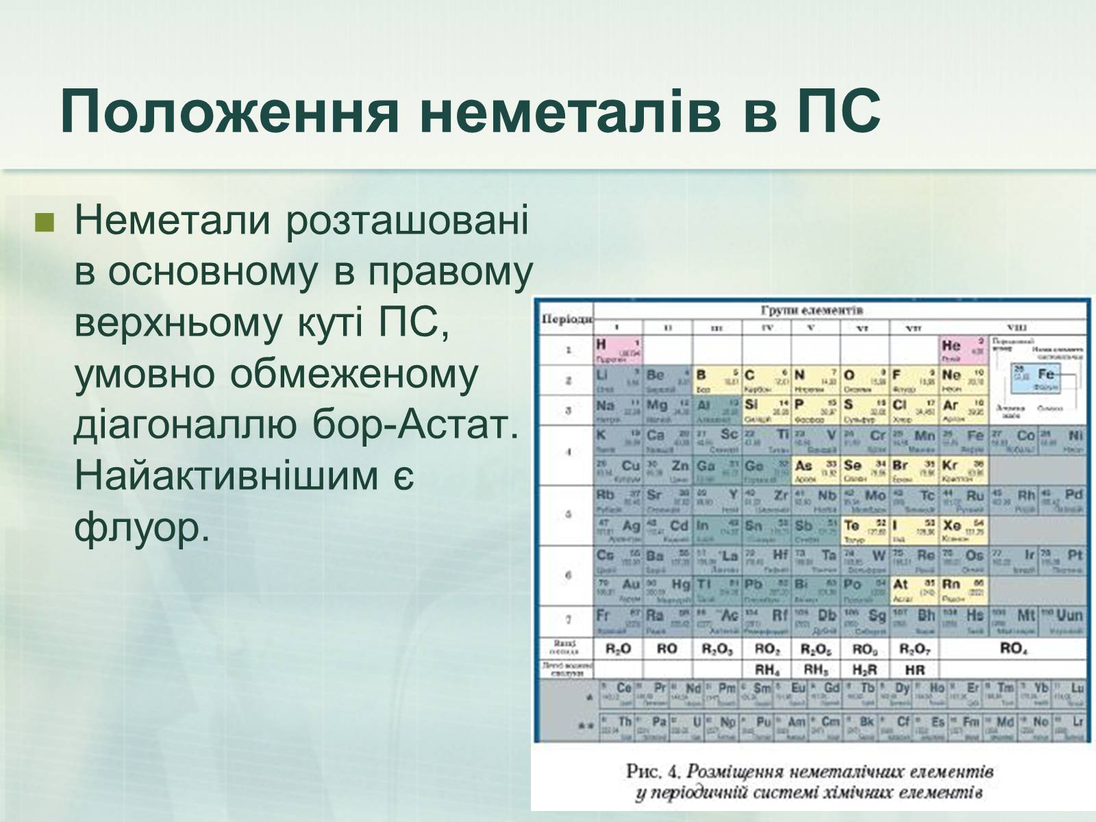Презентація на тему «Загальна характеристика неметалічних елементів» (варіант 1) - Слайд #12