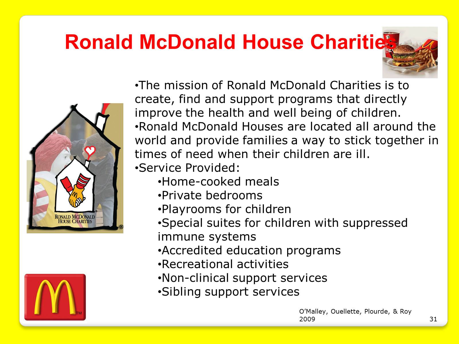 Презентація на тему «McDonald’s Corporation» - Слайд #31