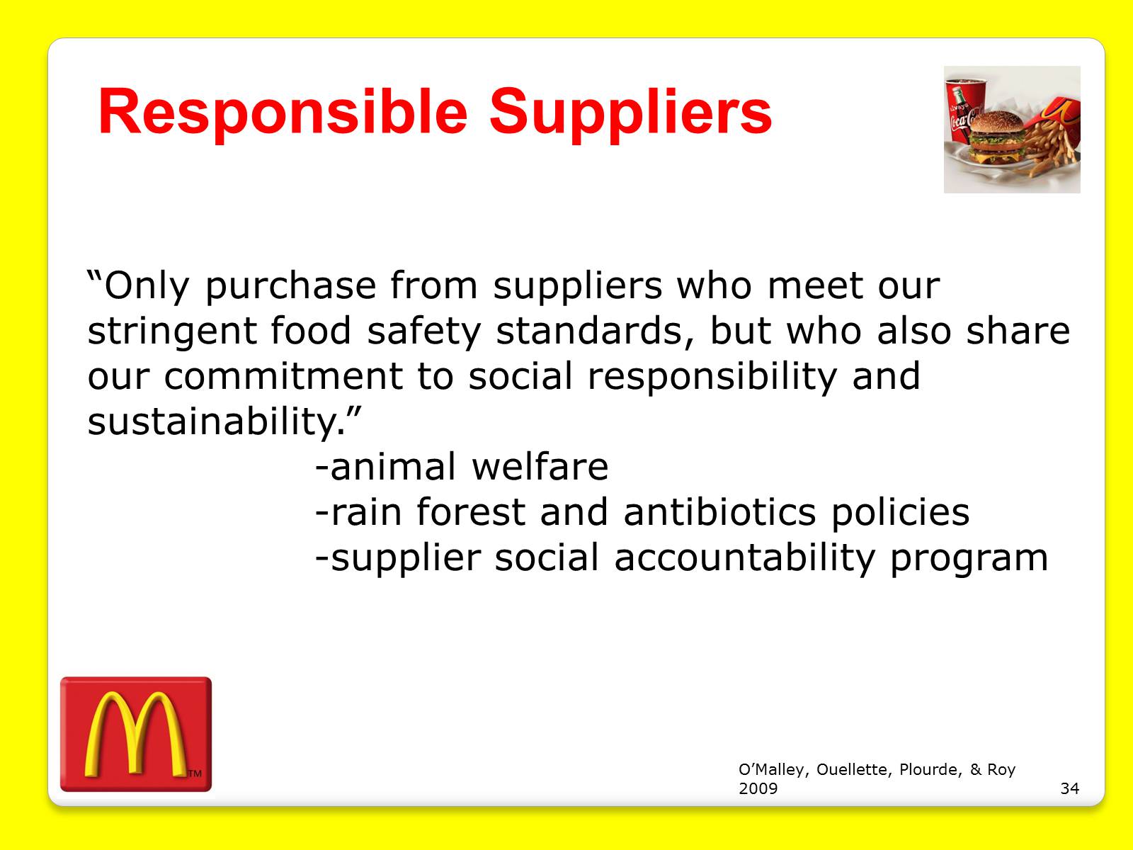 Презентація на тему «McDonald’s Corporation» - Слайд #34