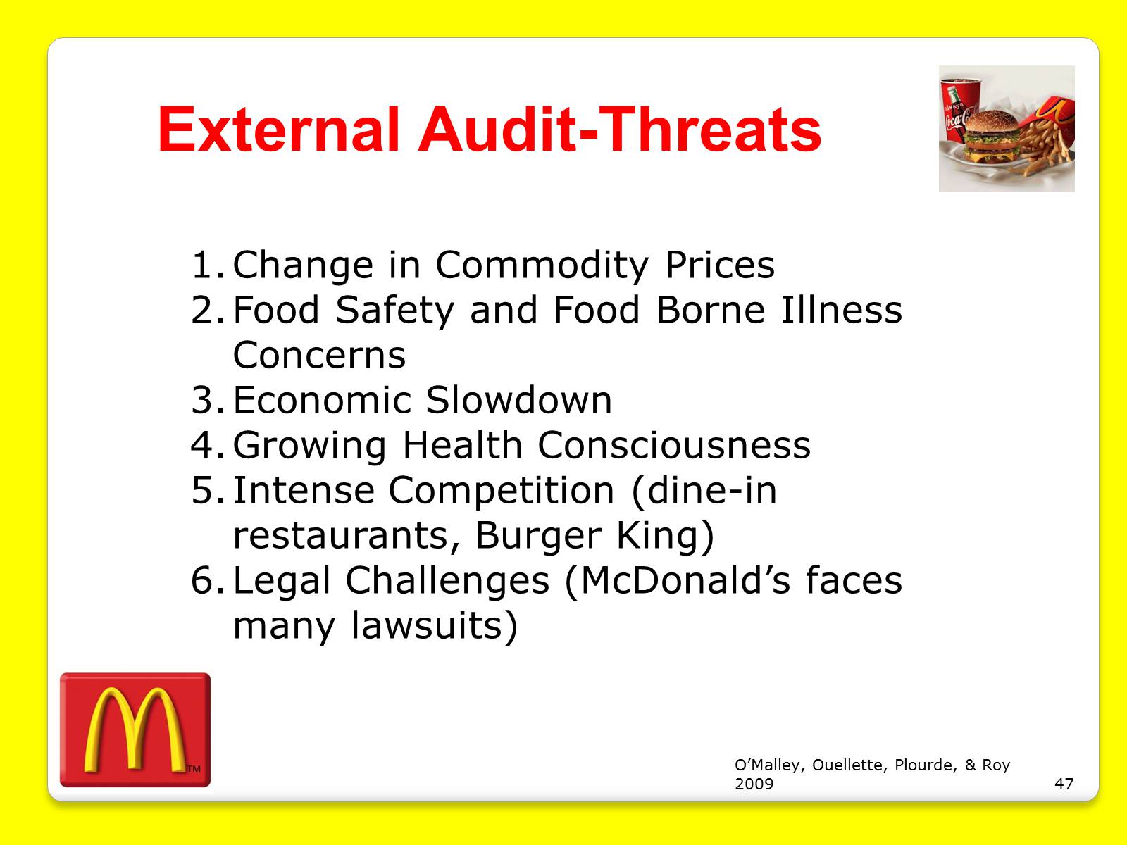 Презентація на тему «McDonald’s Corporation» - Слайд #47