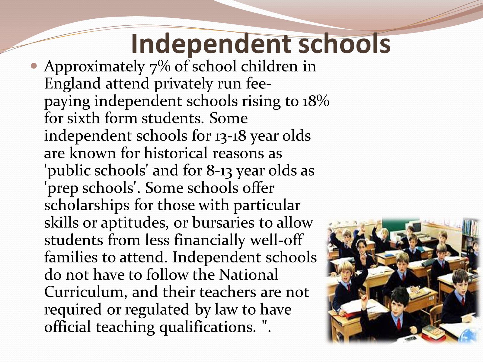 Презентація на тему «Education in Great Britain» (варіант 2) - Слайд #6