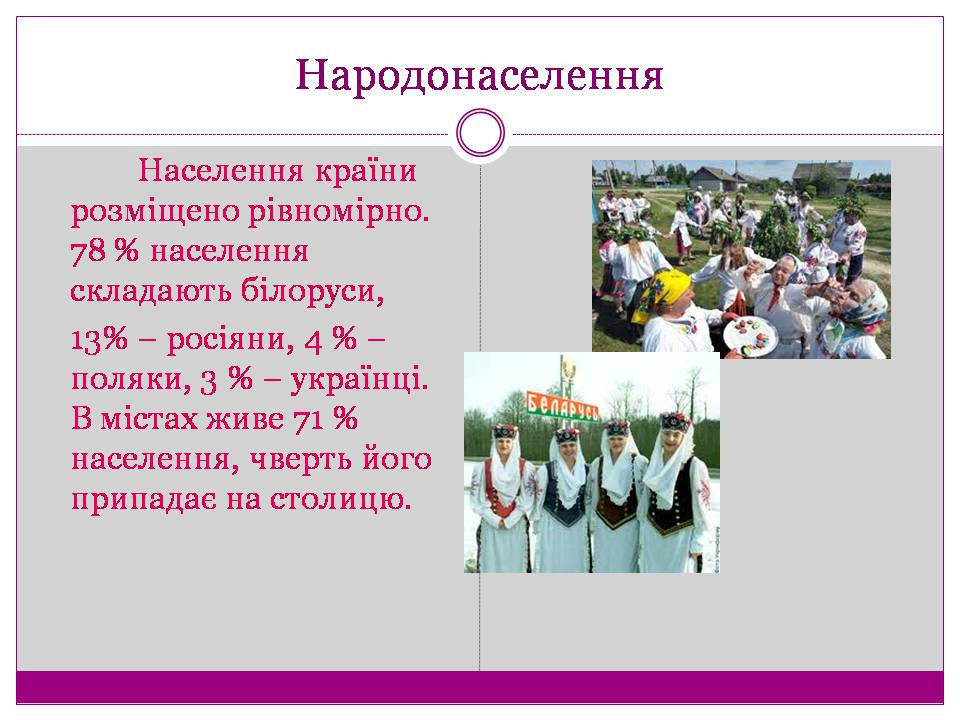 Презентація на тему «Білорусь» (варіант 7) - Слайд #5