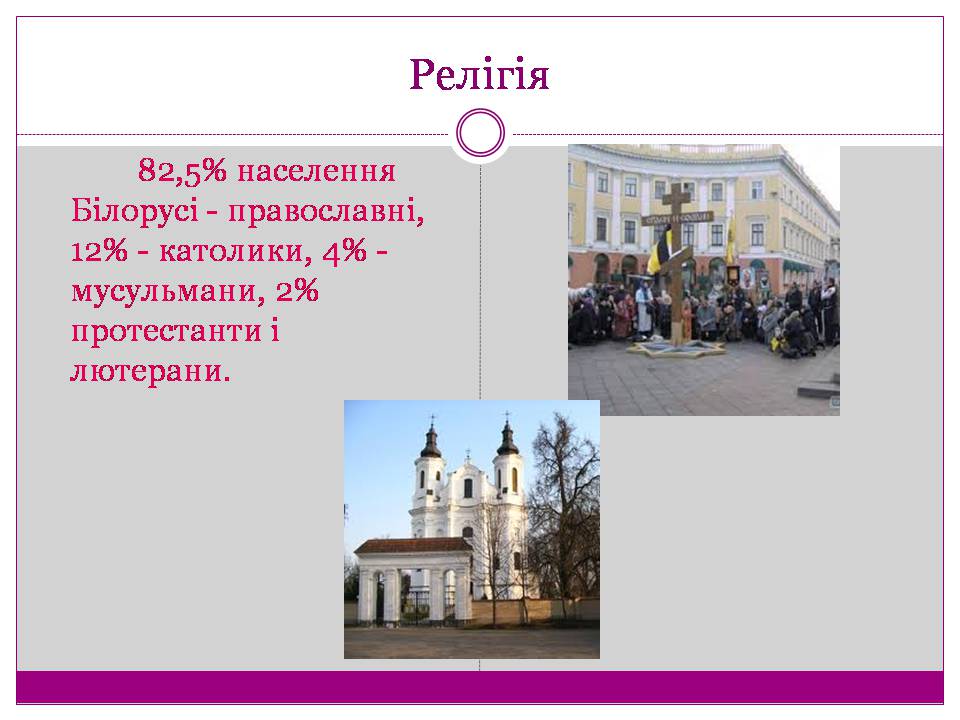 Презентація на тему «Білорусь» (варіант 7) - Слайд #6
