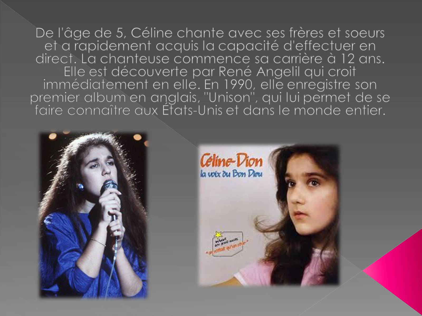Презентація на тему «Celine Dion» - Слайд #4