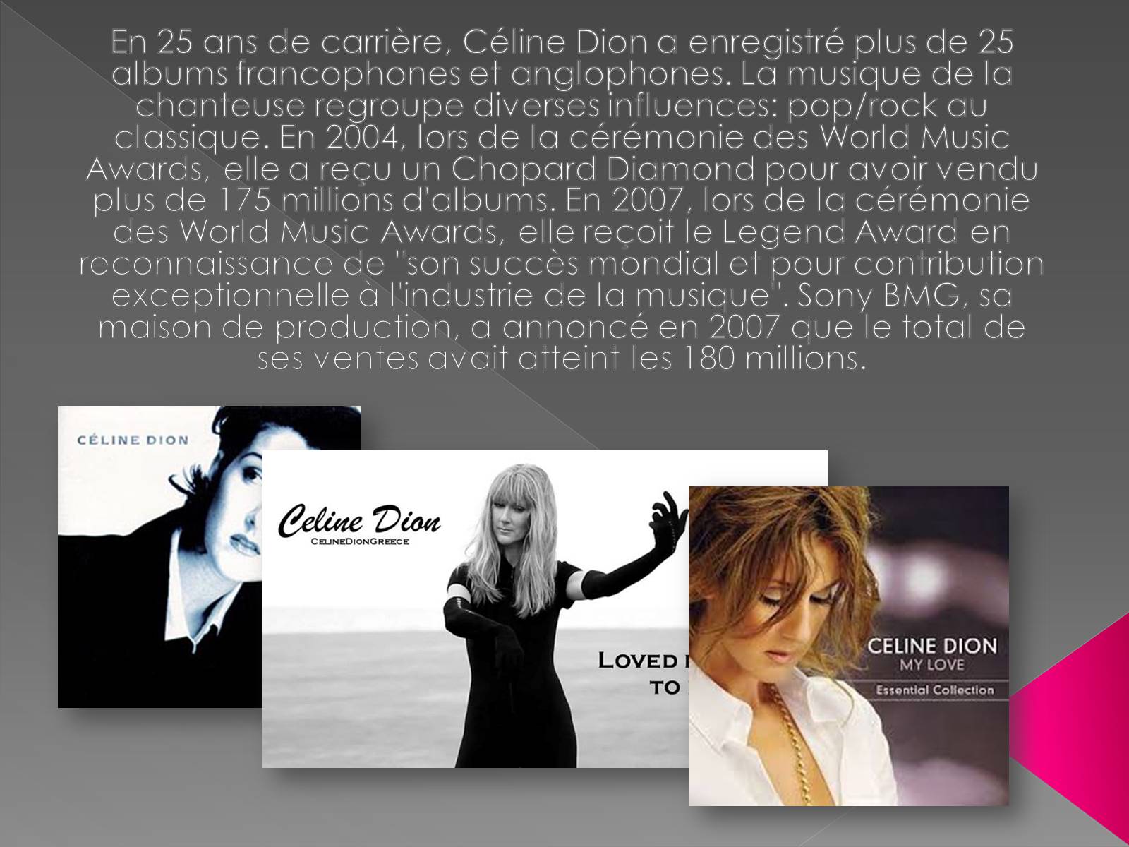 Презентація на тему «Celine Dion» - Слайд #5