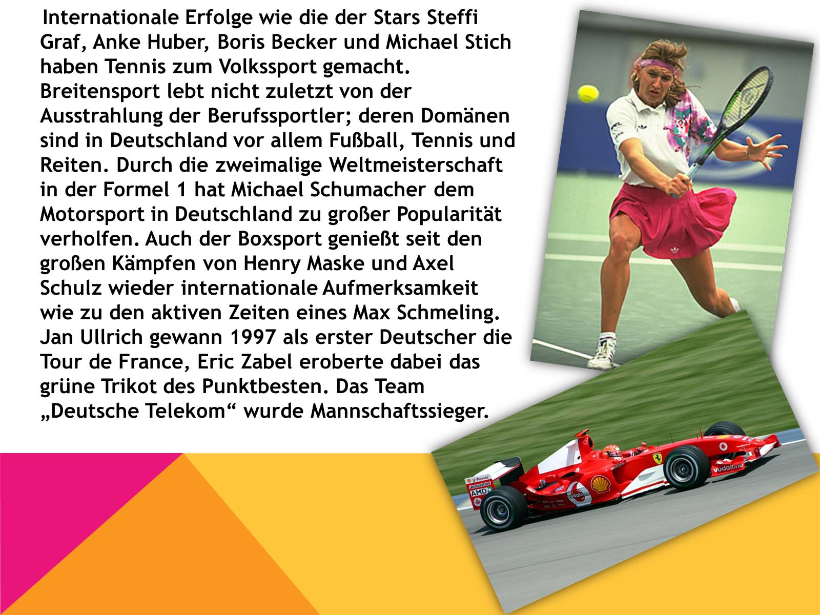 Презентація на тему «Sport in Deutschland» (варіант 1) - Слайд #5