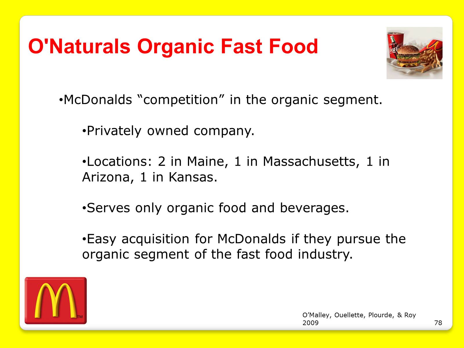 Презентація на тему «McDonald’s Corporation» - Слайд #78