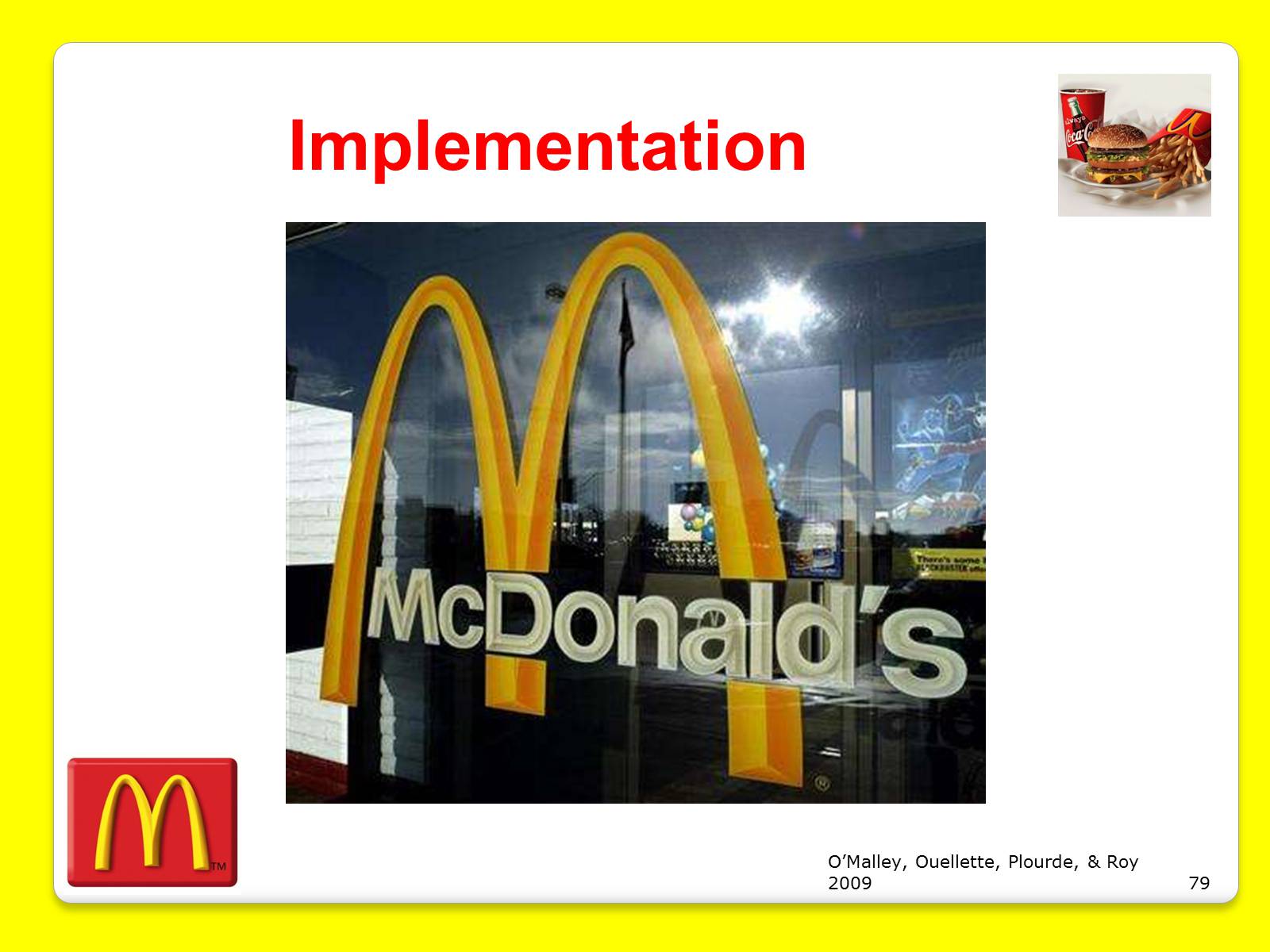 Презентація на тему «McDonald’s Corporation» - Слайд #79