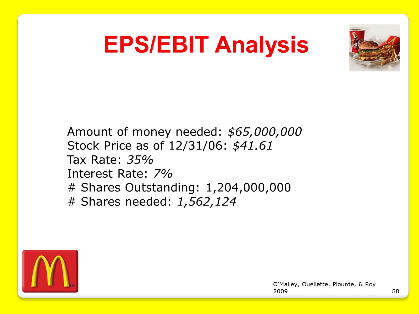 Презентація на тему «McDonald’s Corporation» - Слайд #80