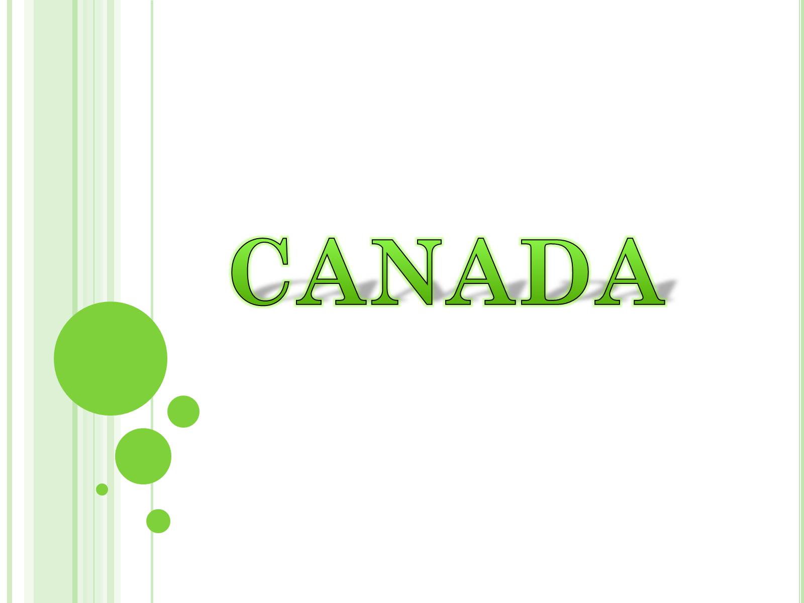 Презентація на тему «Canada» (варіант 9) - Слайд #1