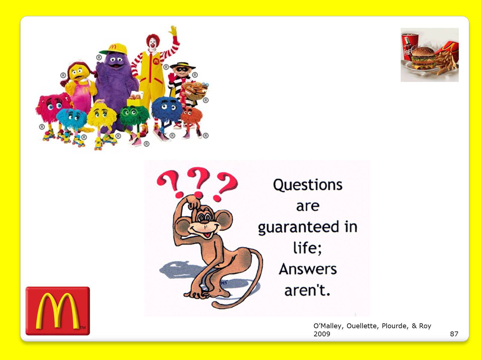 Презентація на тему «McDonald’s Corporation» - Слайд #87