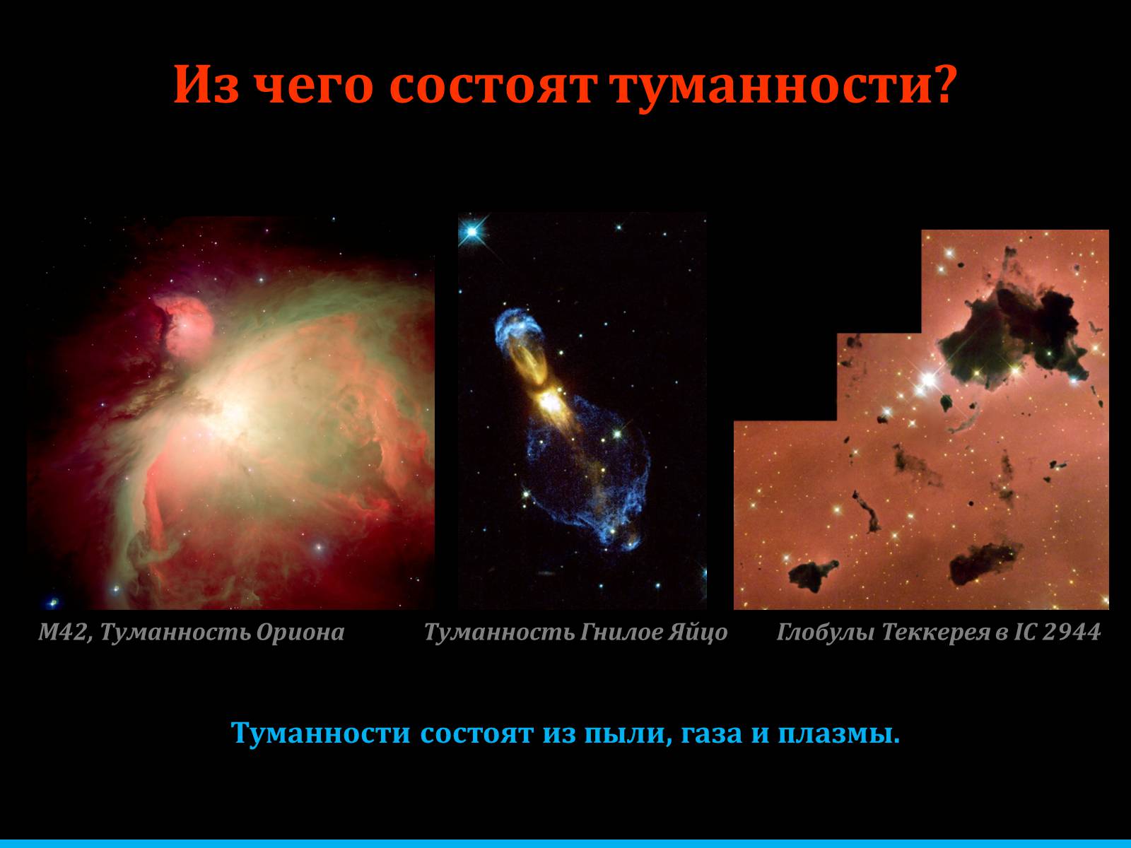 Презентація на тему «Туманности и звёздные скопления» - Слайд #4