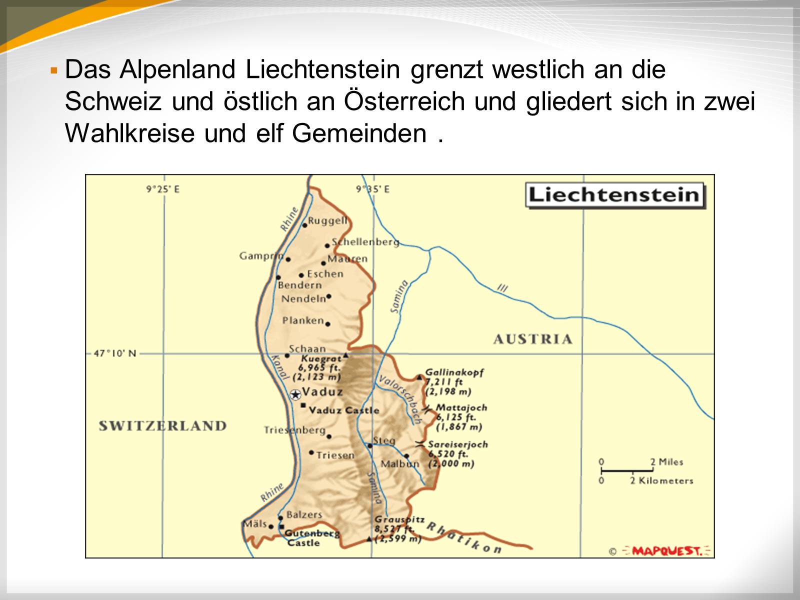 Презентація на тему «Liechtenstein» (варіант 1) - Слайд #3