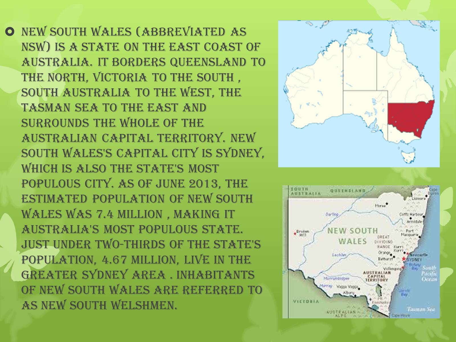 Презентація на тему «New South Wales» - Слайд #2
