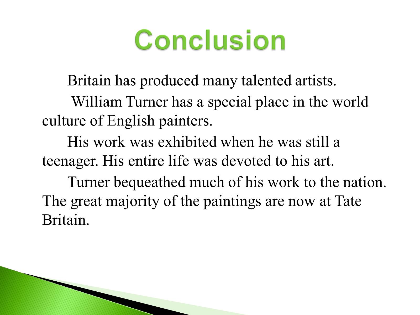 Презентація на тему «William Turner» (варіант 1) - Слайд #11