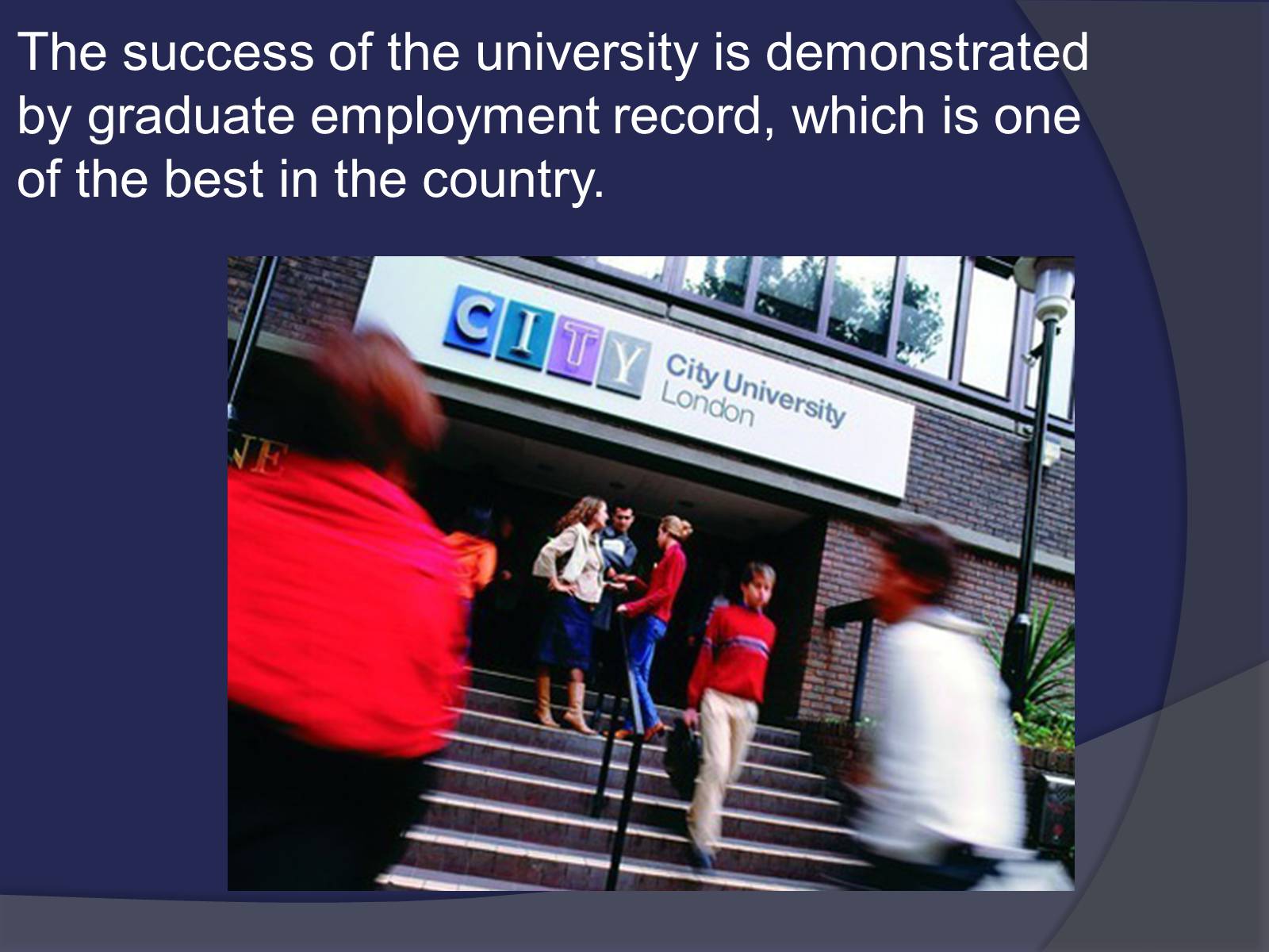 Презентація на тему «Сity university London» - Слайд #7