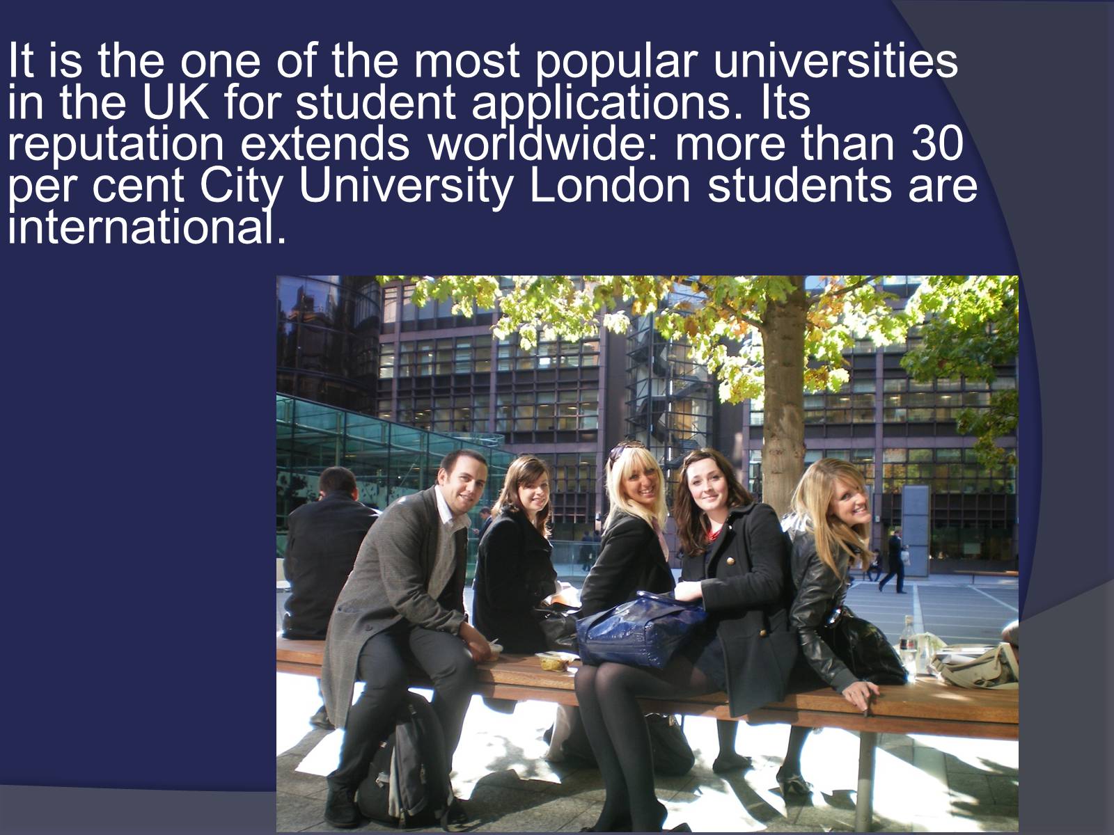 Презентація на тему «Сity university London» - Слайд #8