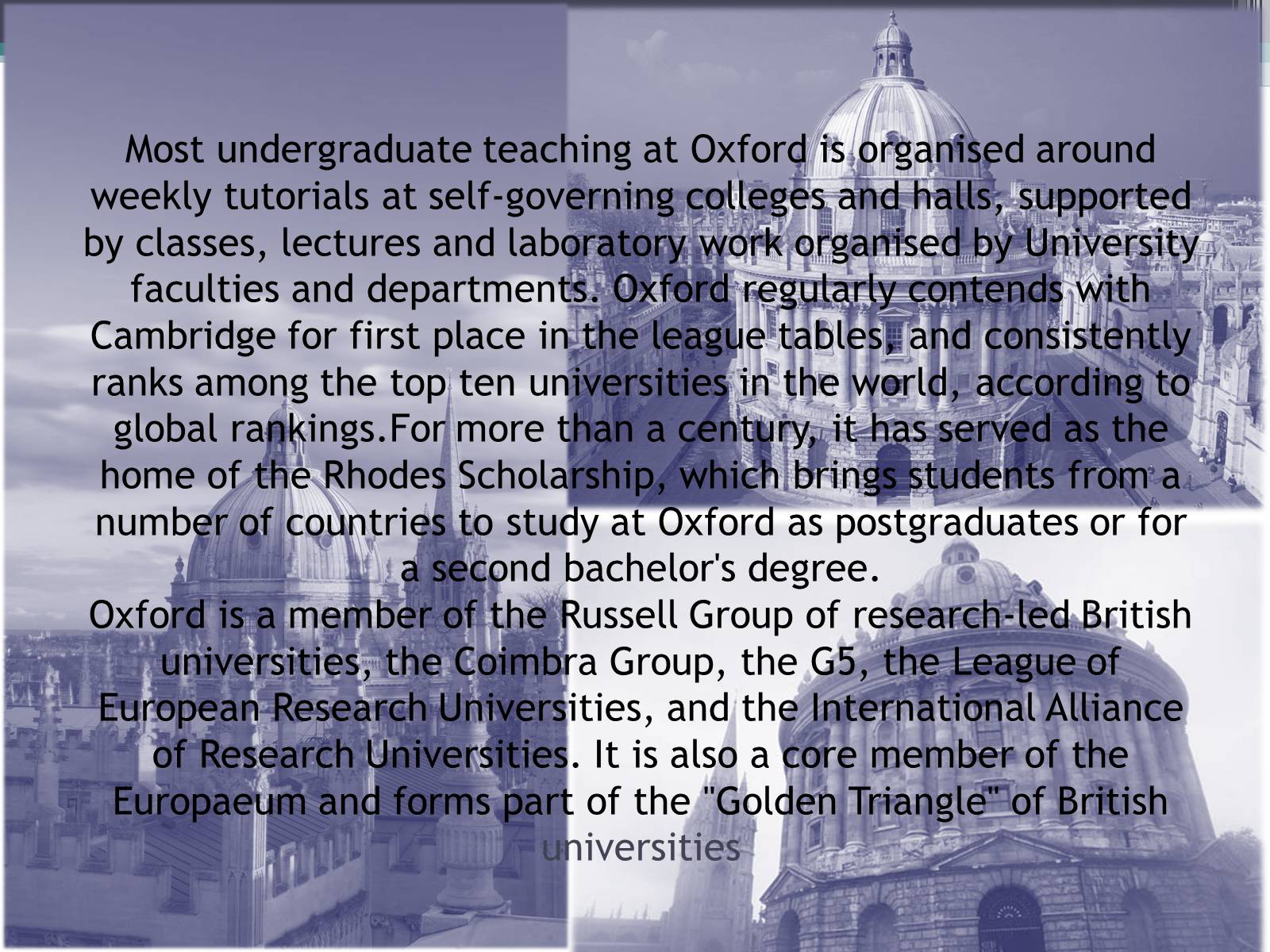 Презентація на тему «UK Universities» - Слайд #9
