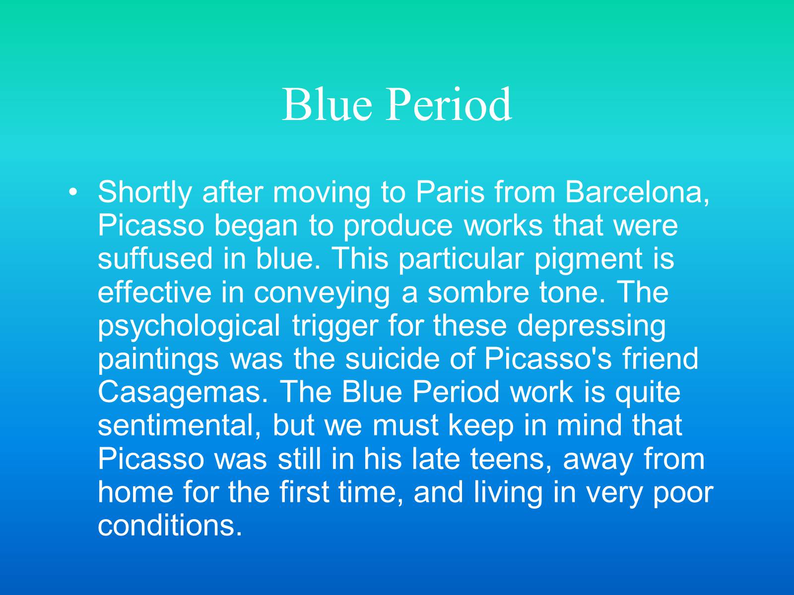 Презентація на тему «Pablo Picasso» (варіант 2) - Слайд #9