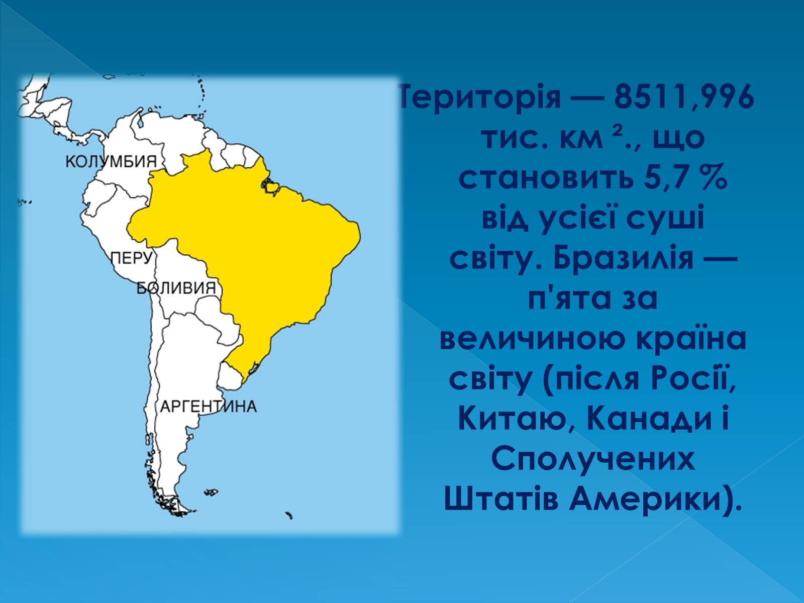 Презентація на тему «Бразилія» (варіант 13) - Слайд #7