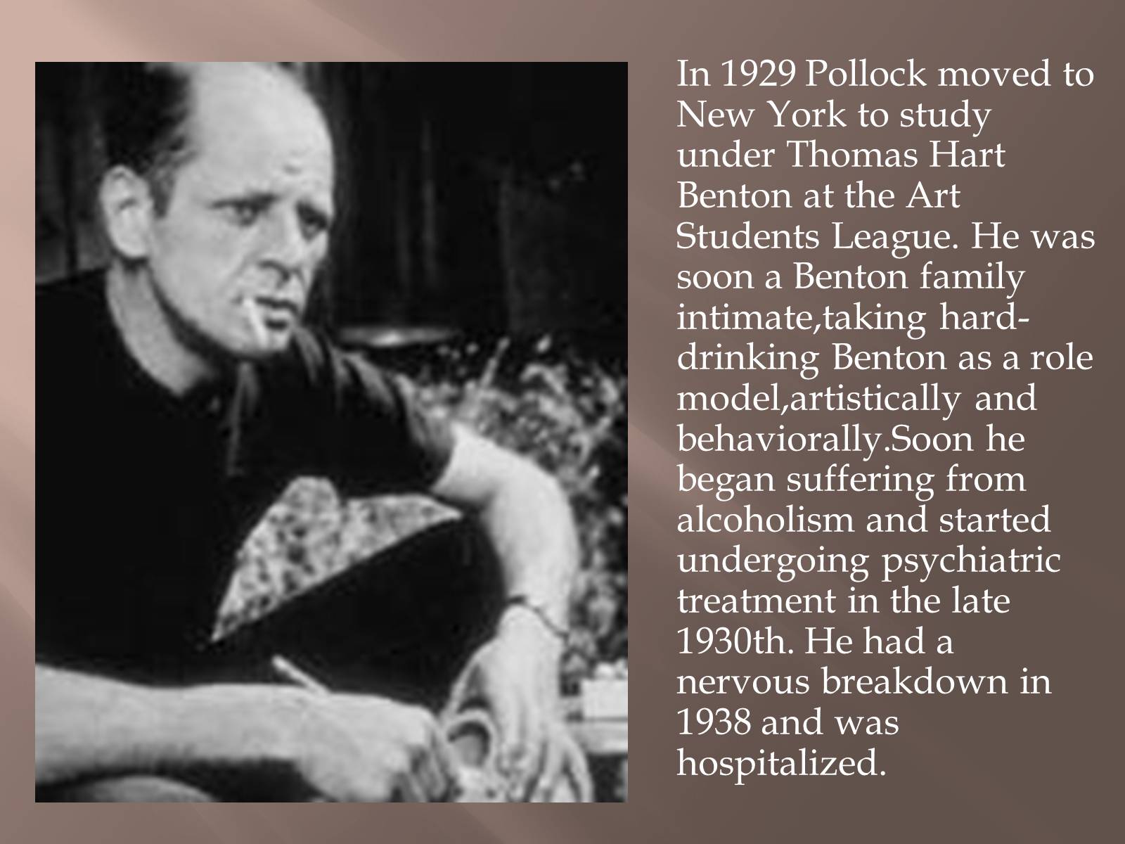 Презентація на тему «Jackson Pollock» (варіант 1) - Слайд #4