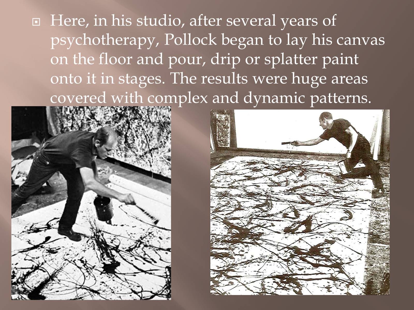 Презентація на тему «Jackson Pollock» (варіант 1) - Слайд #6