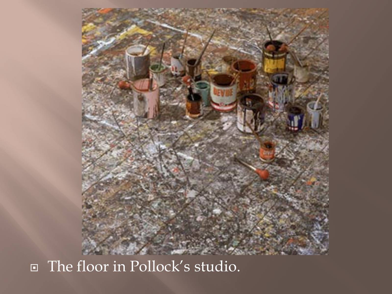 Презентація на тему «Jackson Pollock» (варіант 1) - Слайд #7