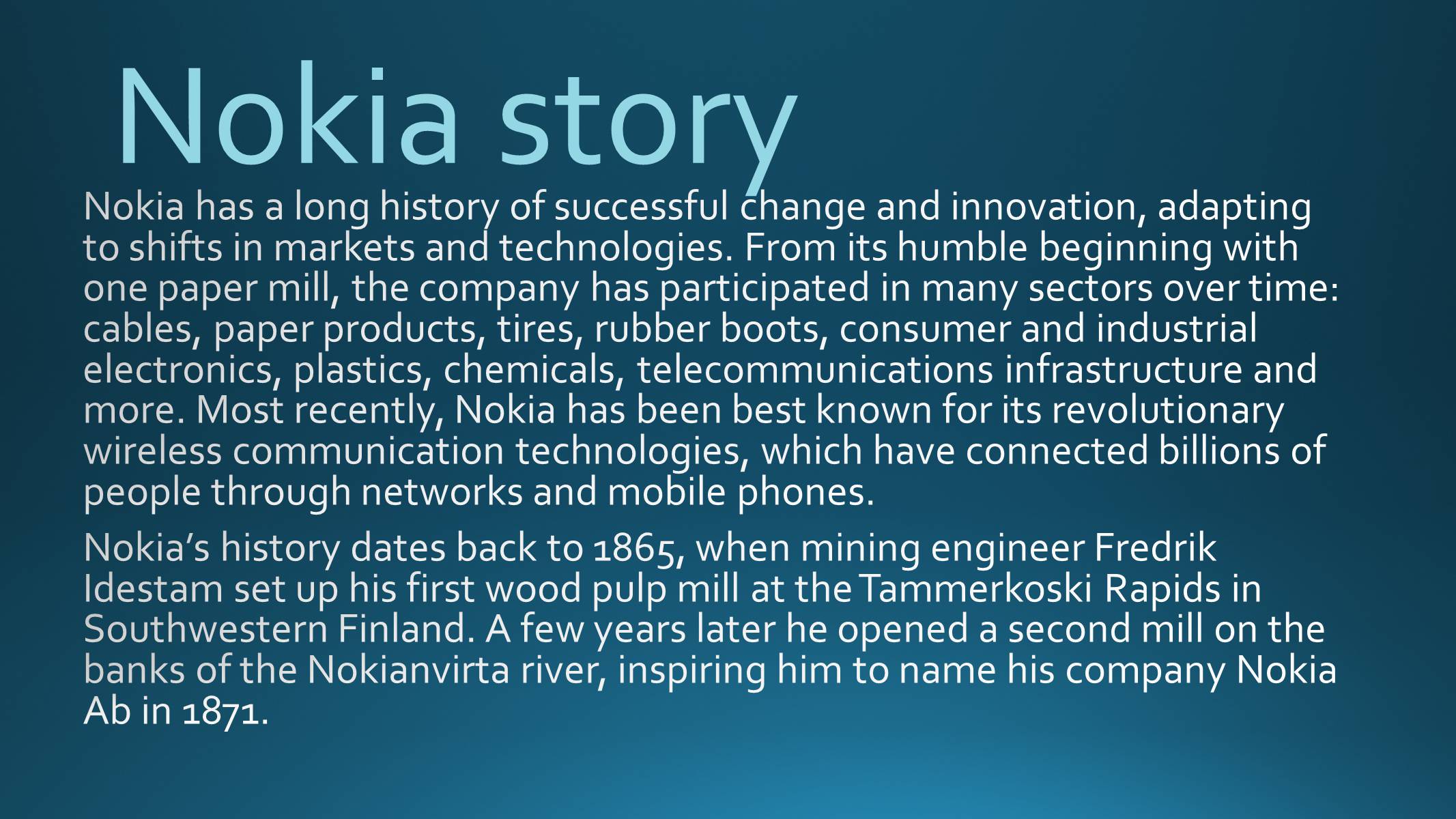 Презентація на тему «Nokia» - Слайд #4
