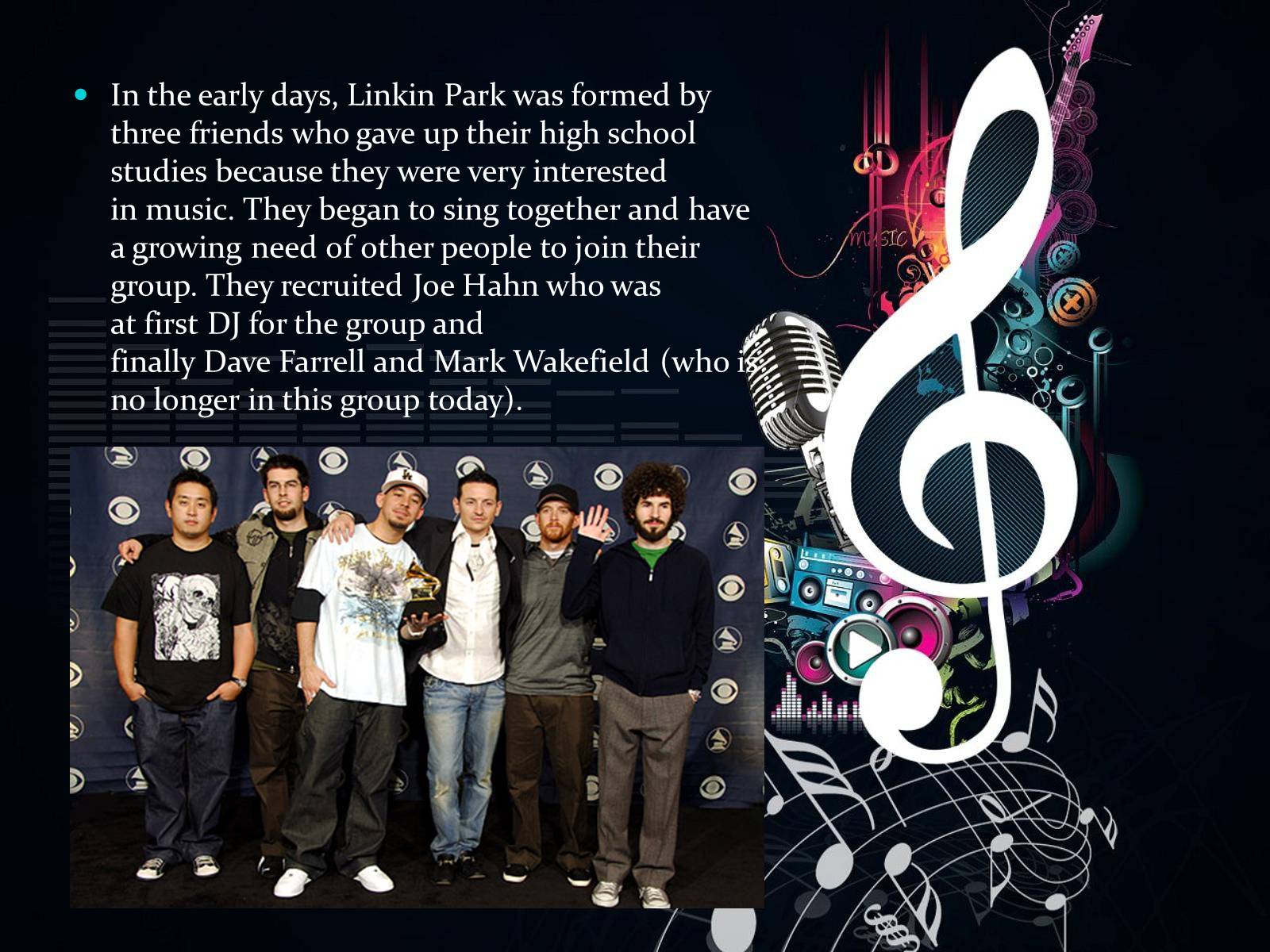 Презентація на тему «Му favourite group Linkin Park» - Слайд #3