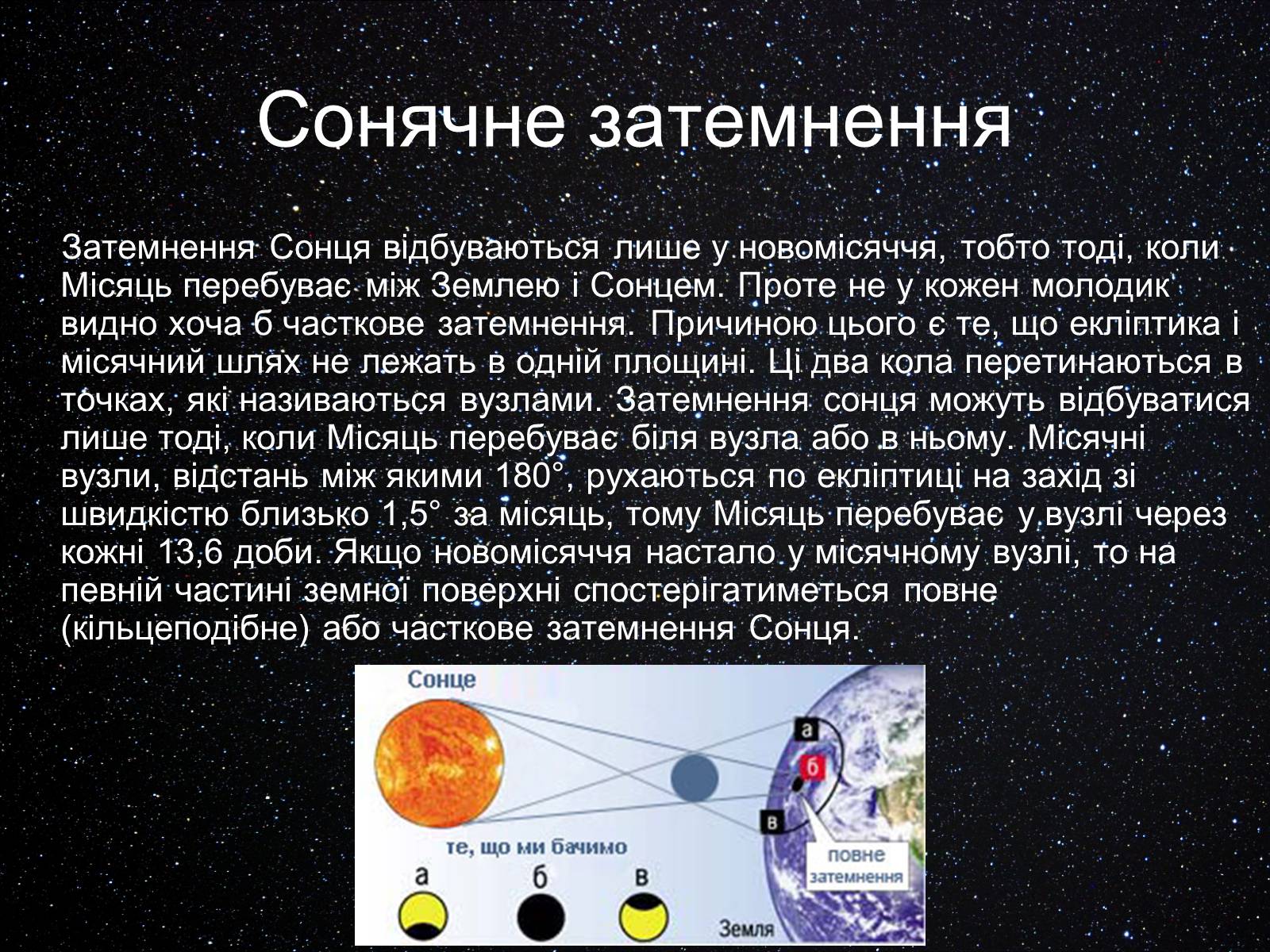 Презентація на тему «Екліптика. Видимий рух Місяця і Сонця» - Слайд #11