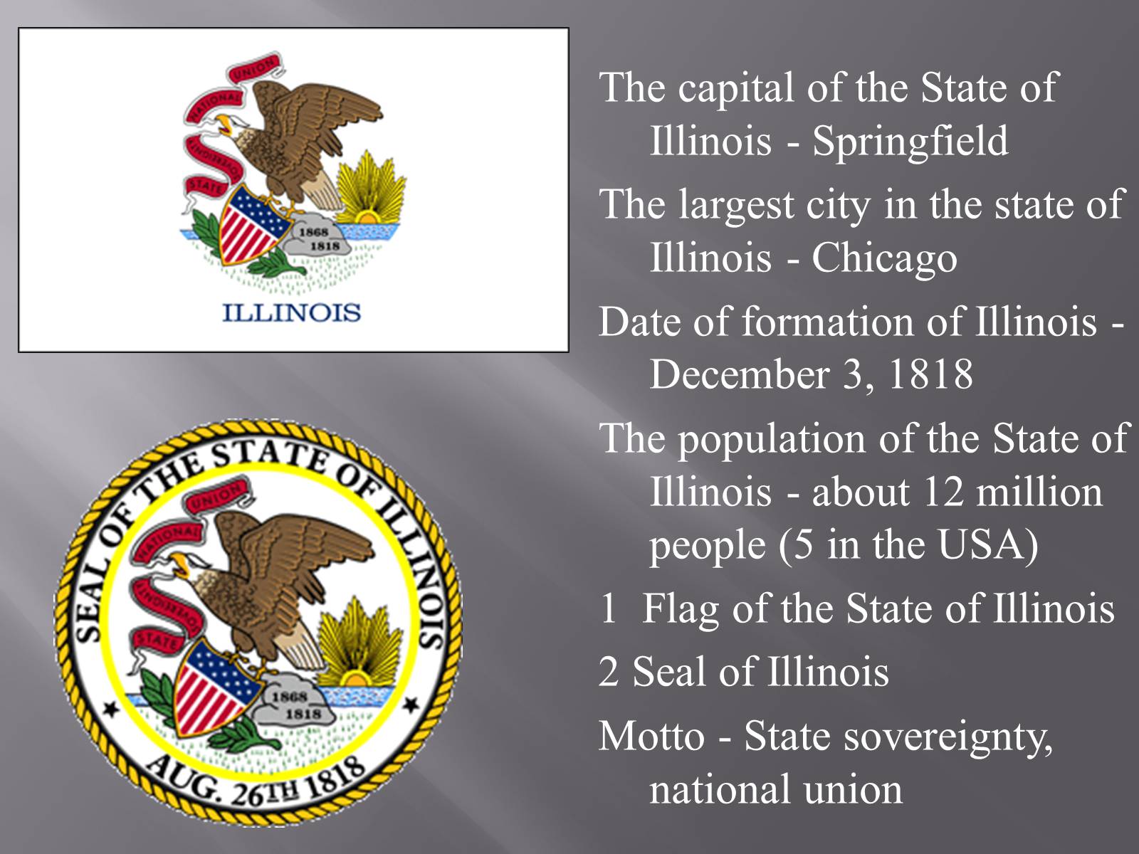 Презентація на тему «Illinois» (варіант 2) - Слайд #2