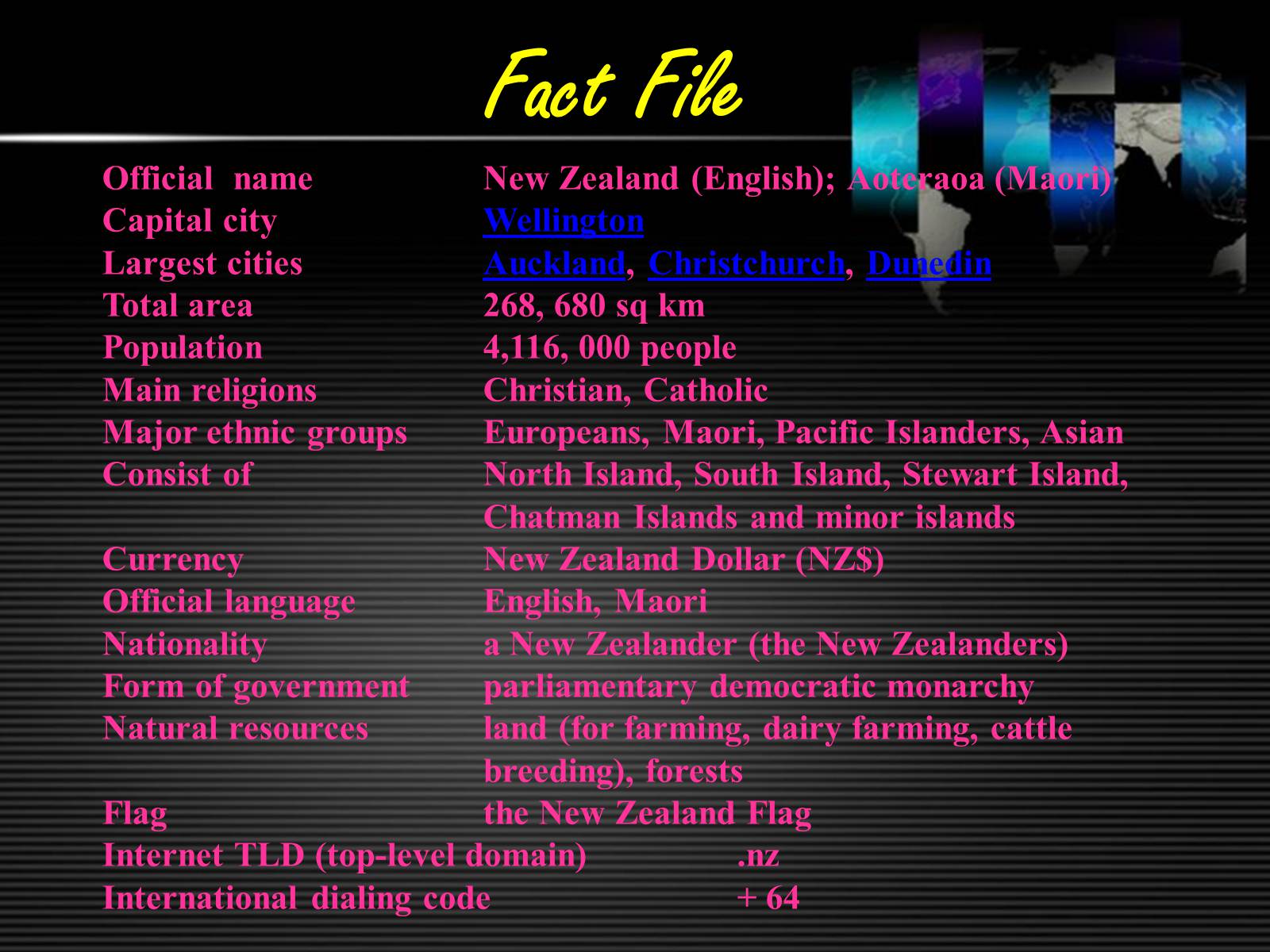 Презентація на тему «New Zealand» (варіант 6) - Слайд #2