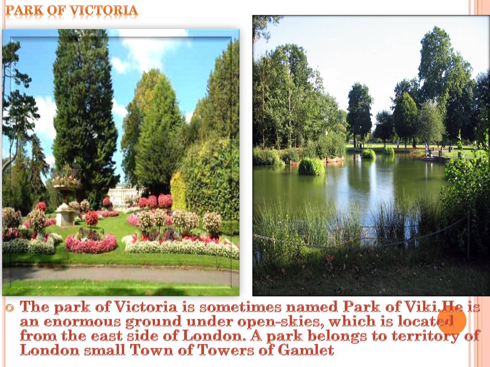 Презентація на тему «Parks and gardens in England» - Слайд #3
