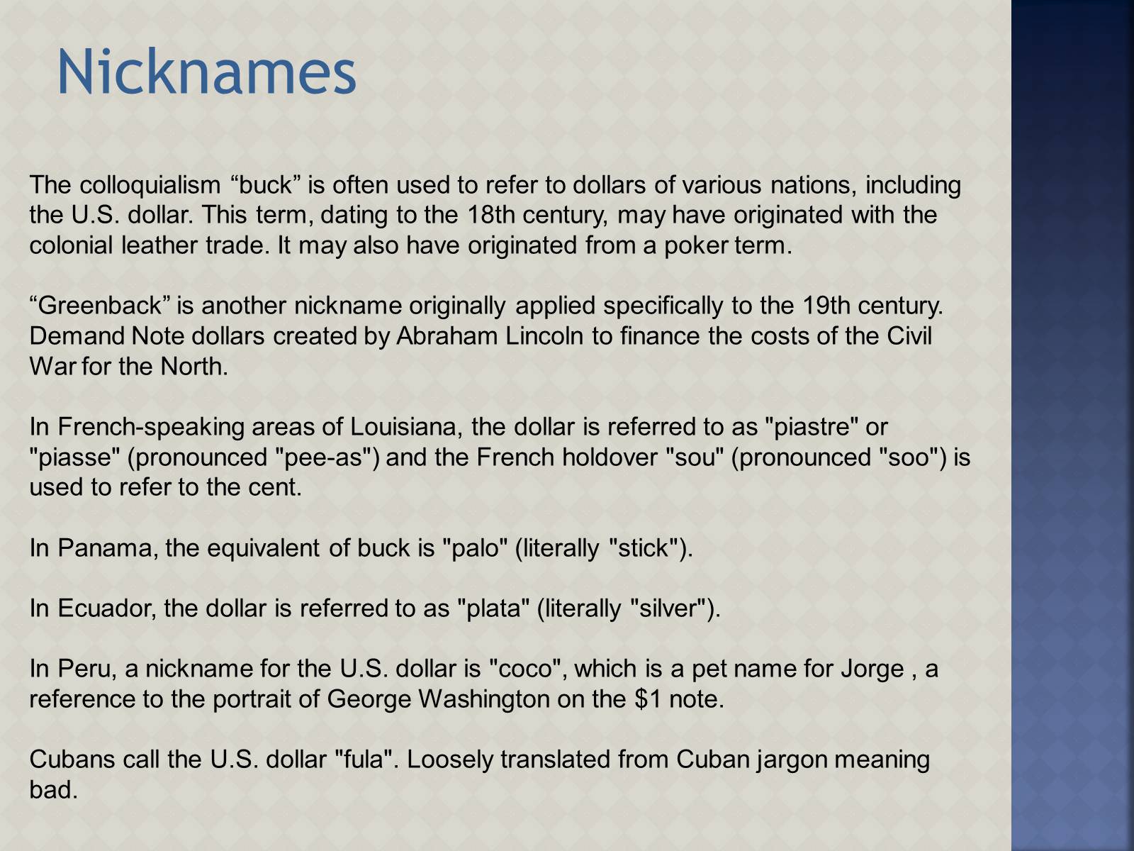 Презентація на тему «USA Dollar» - Слайд #17